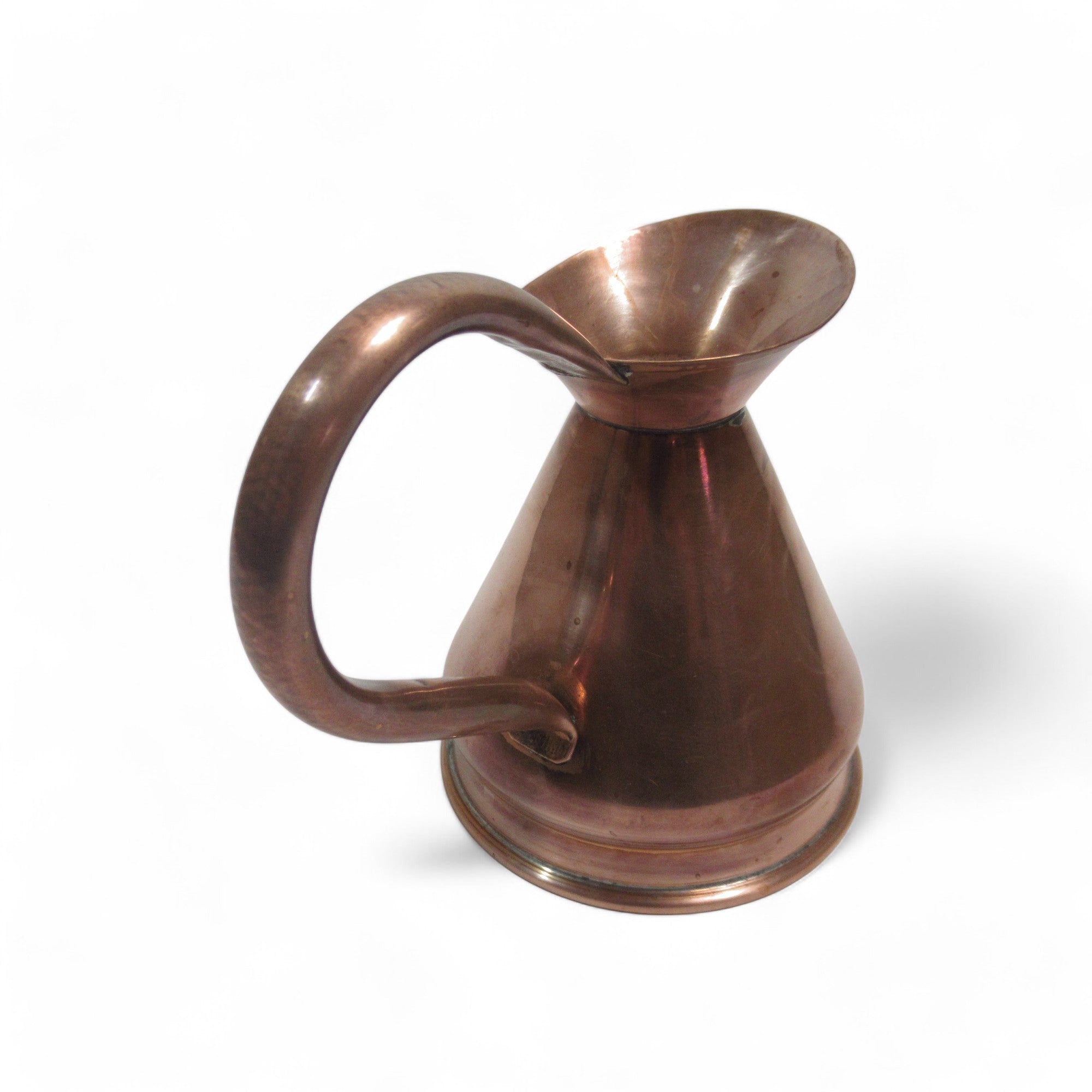 Rear image of Copper Pitcher Jug Handled Vintage Small 5cm Unbranded