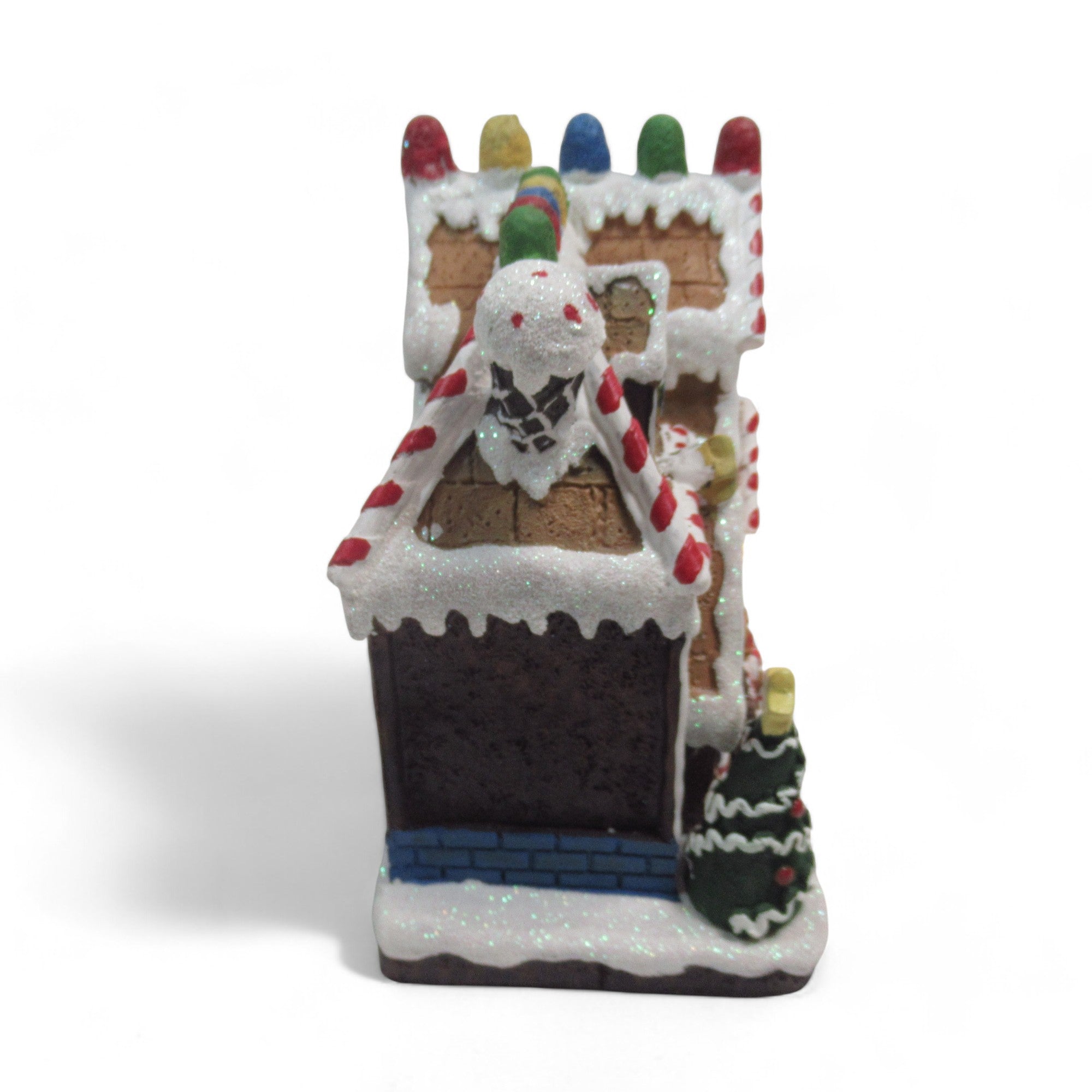 Side image of Gingerbread Cake Shop Christmas LED Musical 18.5cm Boxed