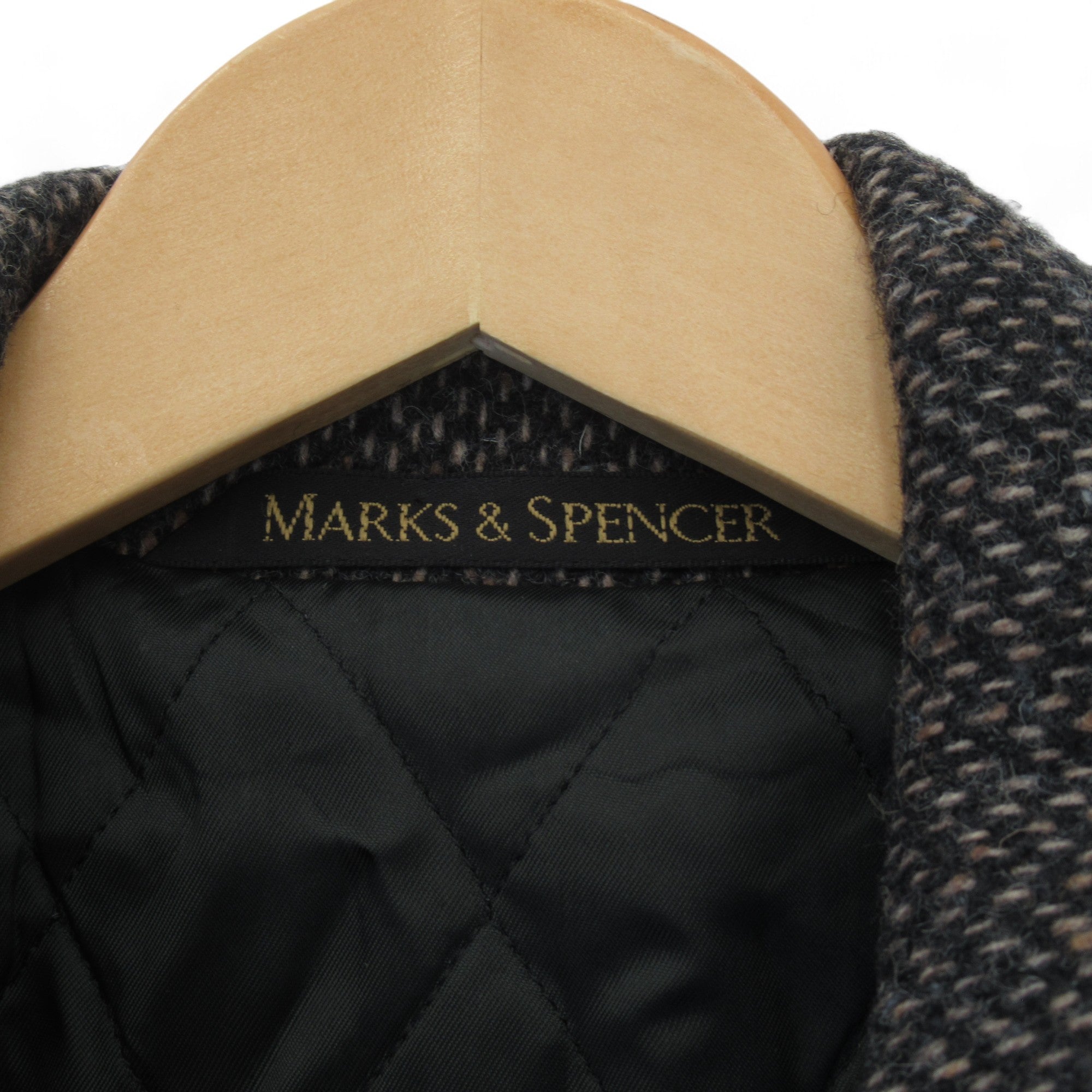 Label image for Marks & Spencer Large Black Overcoat Menswear 