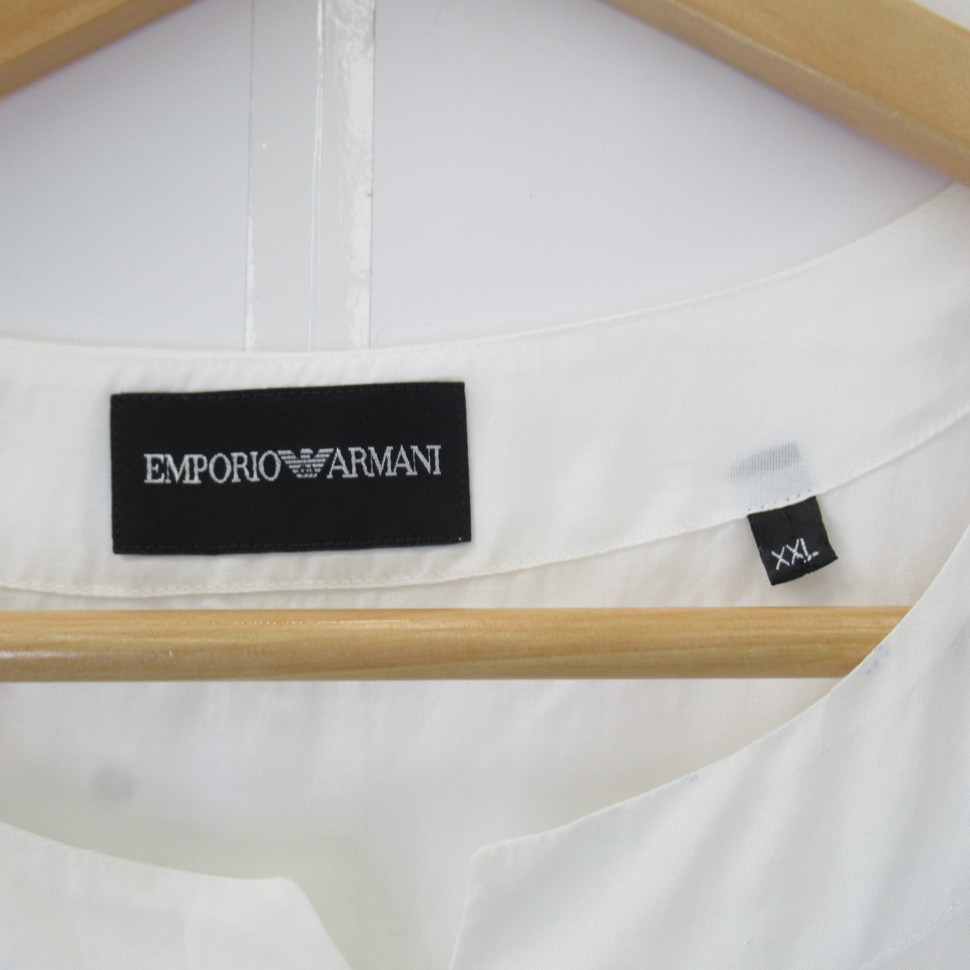 Brand label image for Emporio Armani XXL White T Shirt Menswear | Preloved