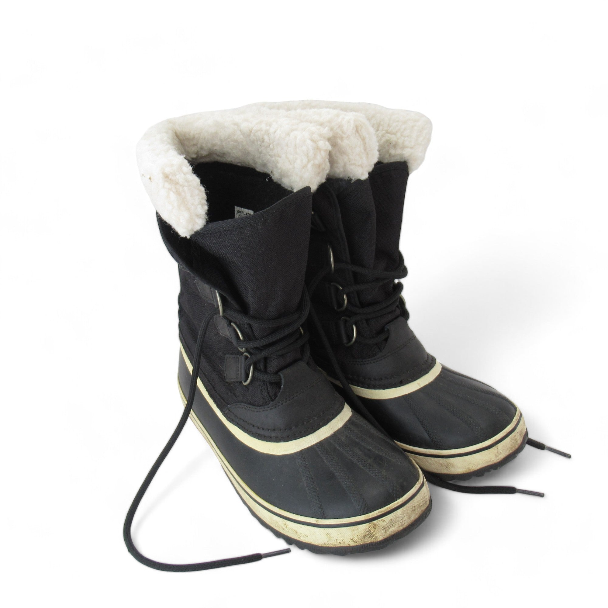 Front image for Sorel Caribou UK 6 Black Snow Boot Womenswear | Preloved