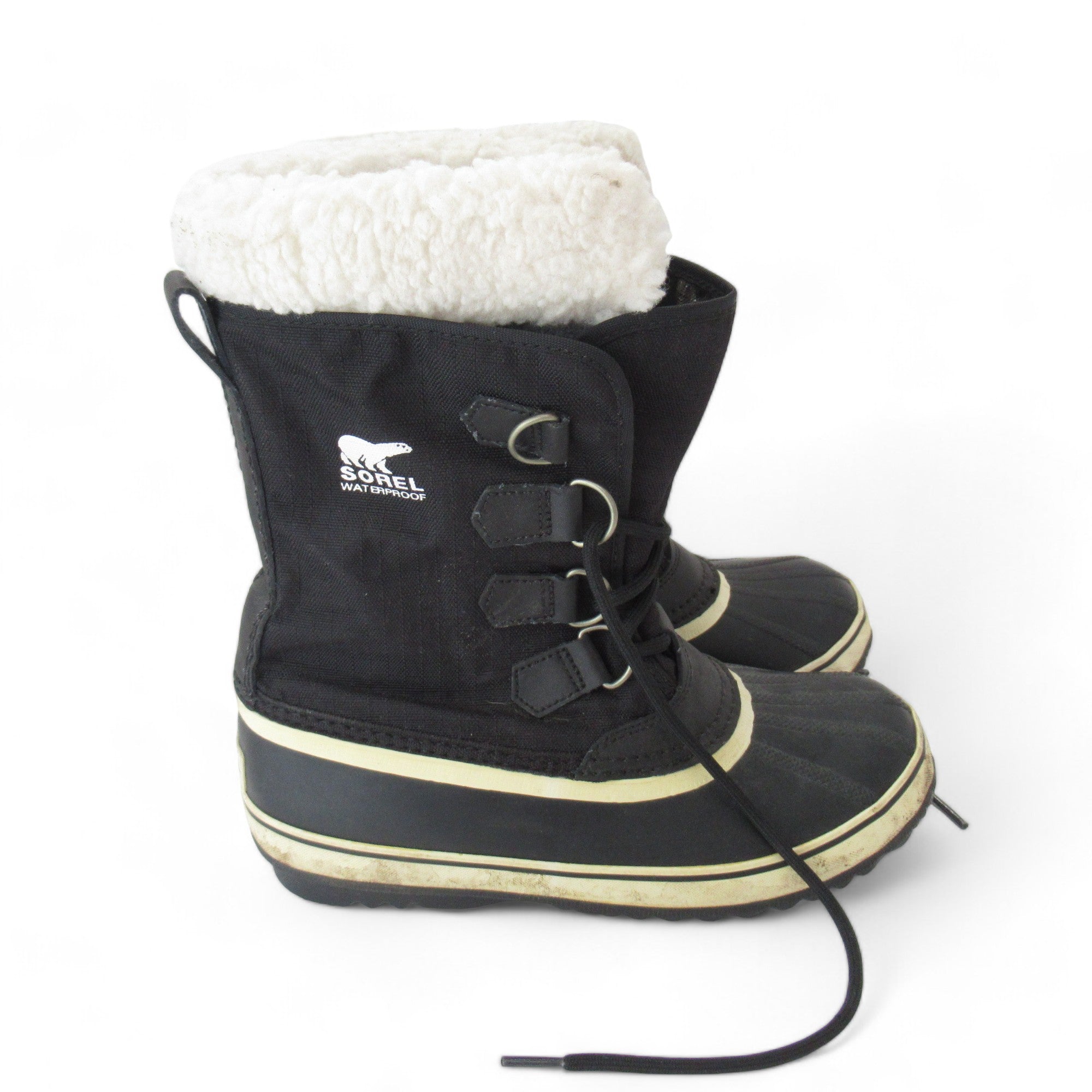 Side image for Sorel Caribou UK 6 Black Snow Boot Womenswear | Preloved