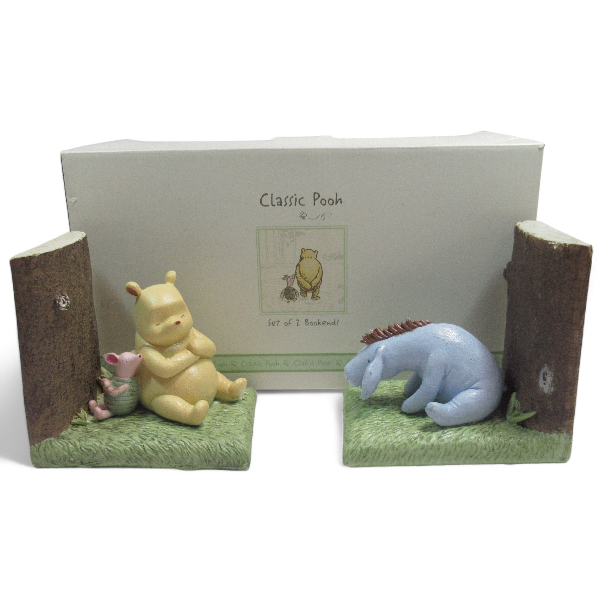 Front image of Disney Winnie The Pooh & Eeyore Set of 2 Bookends