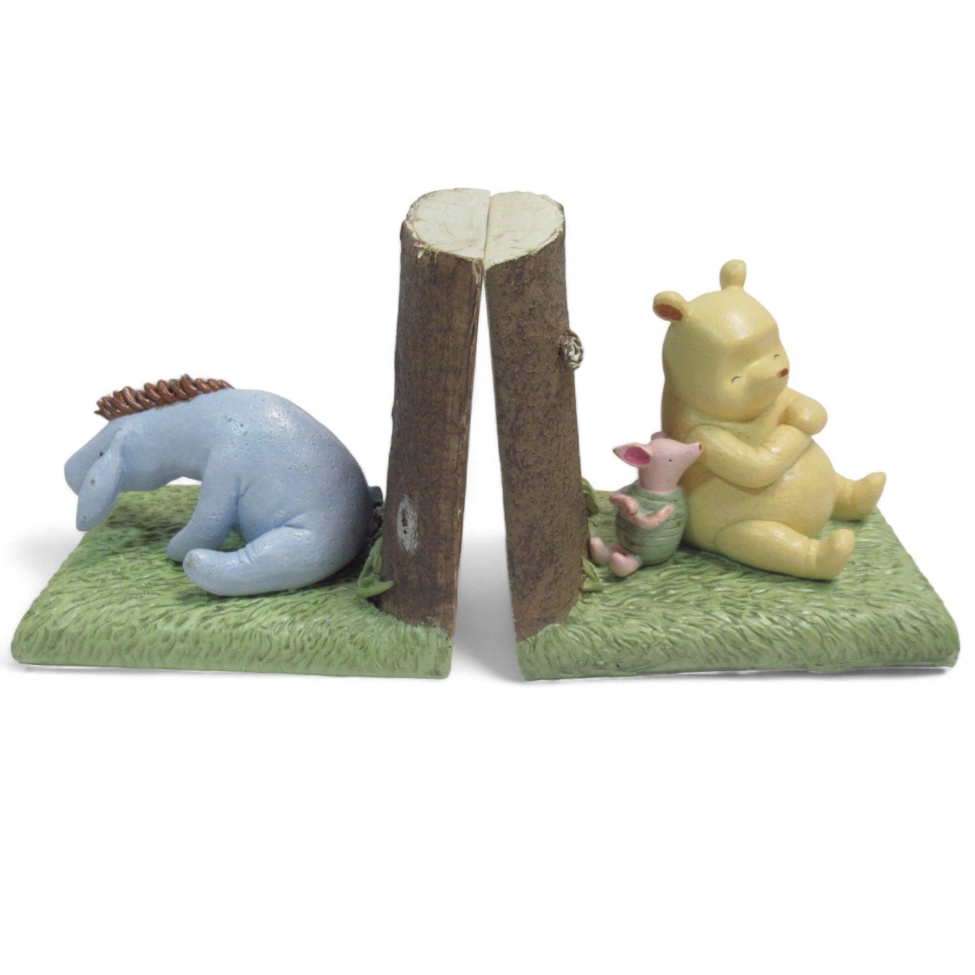 Side close up image of Disney Winnie The Pooh & Eeyore Set of 2 Bookends