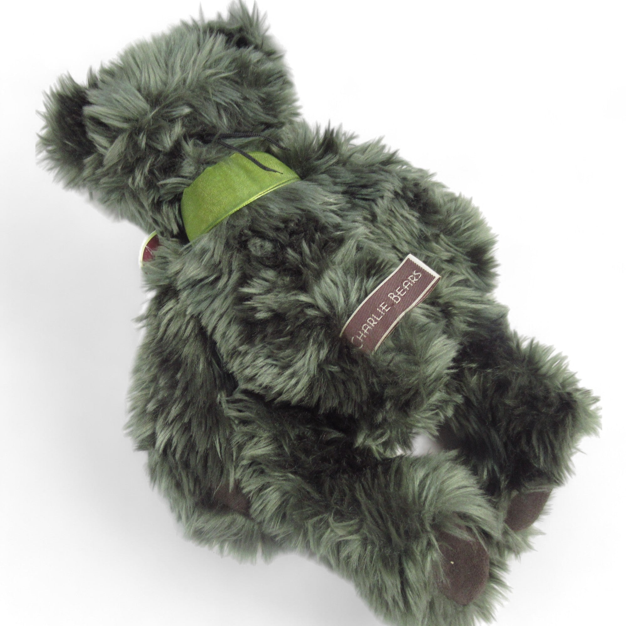 Rear image of Charlie Bears Ivy Green Collectable Bear 30cm