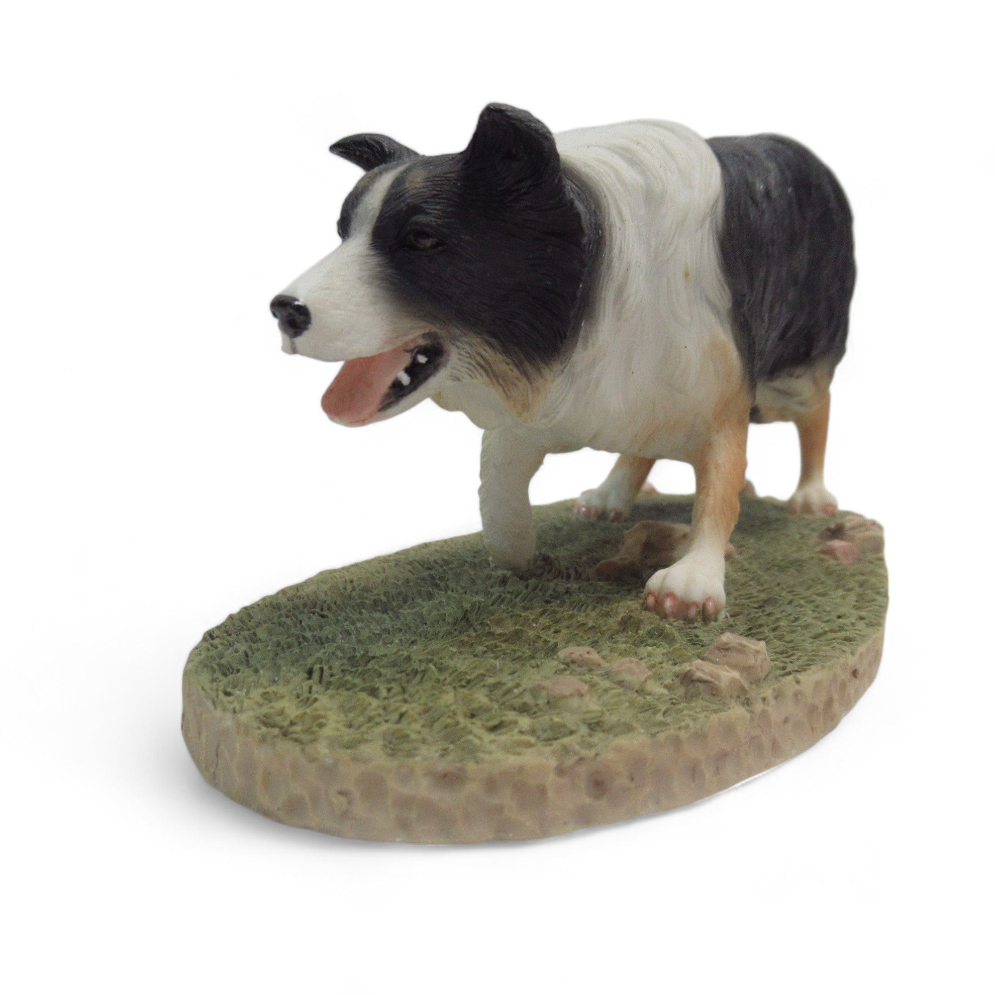 Front close up image of Best of Breed Border Collie Tri Figurine 2005