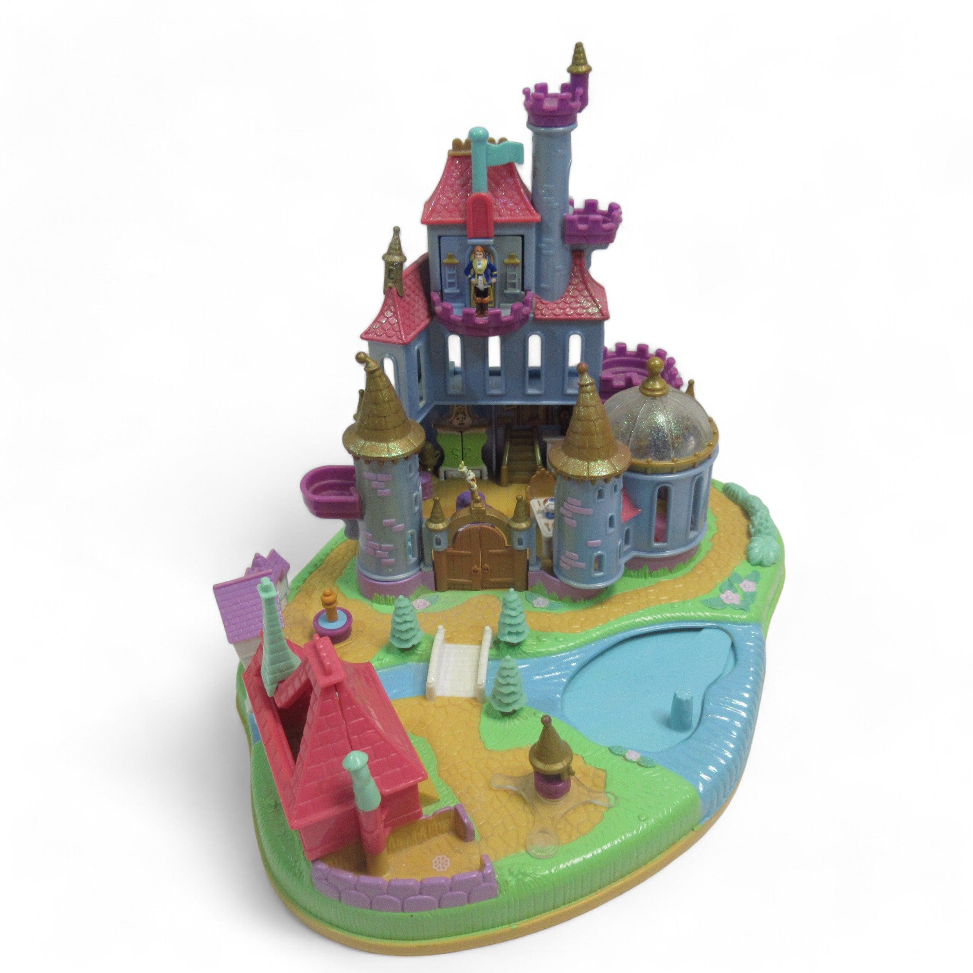 Left side image of Polly Pocket Bluebird Belle's Magical Castle Set