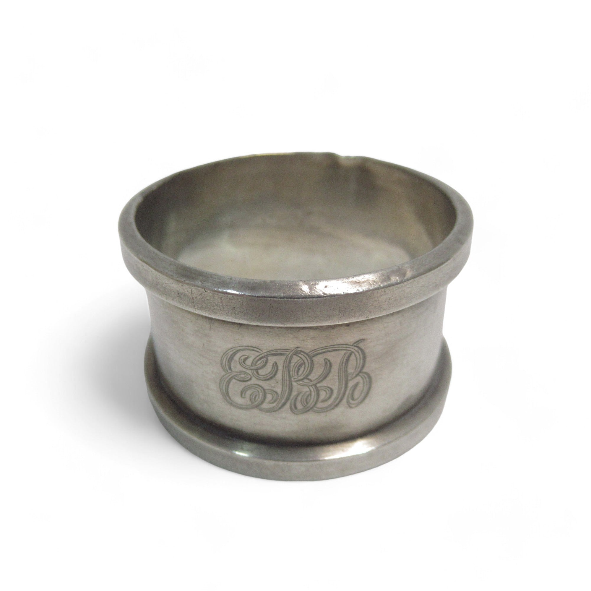 Front image of Silver Napkin Ring By Robert Pringle & Sons Chester