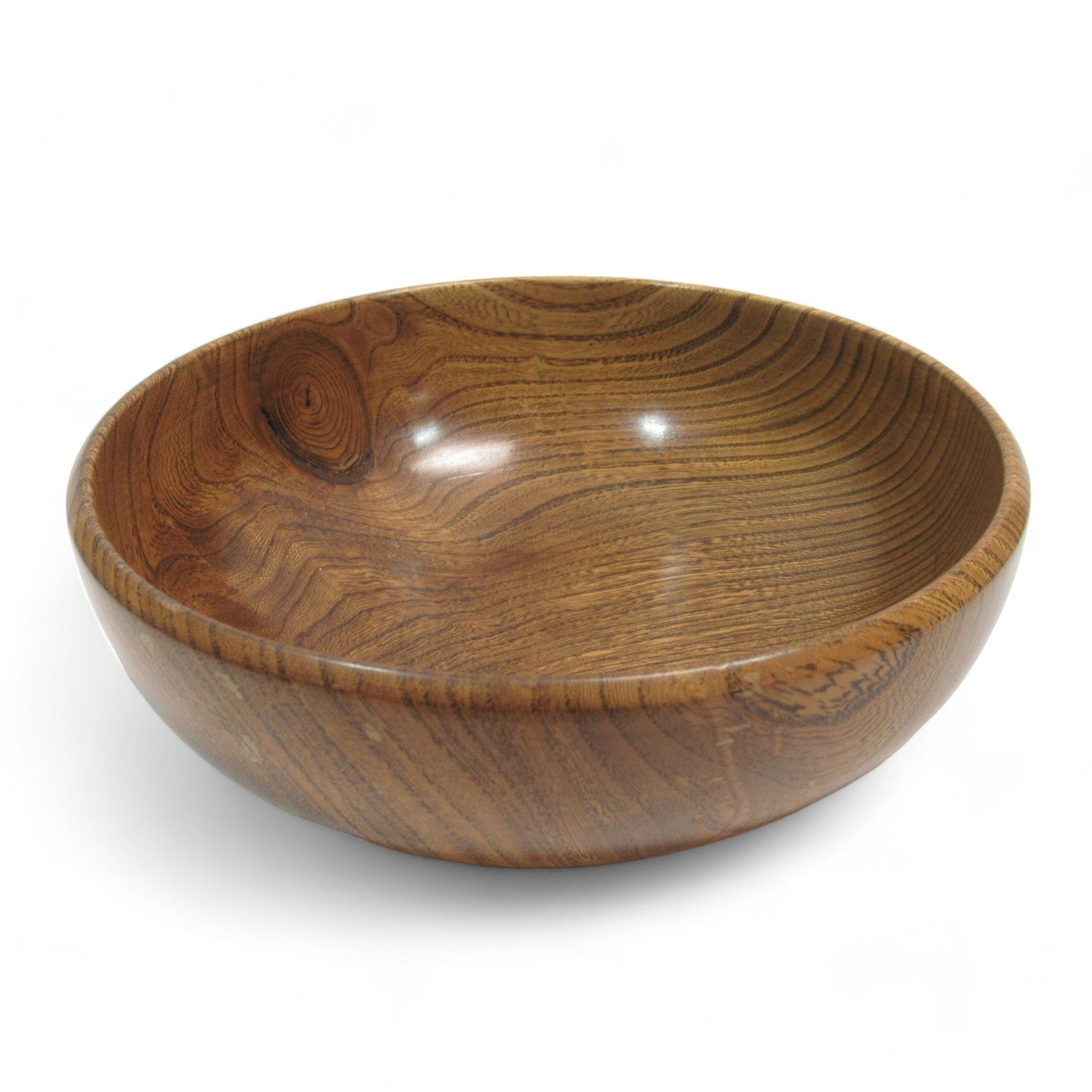 Front image of Cymru Craft Welsh Handmade Wooden Elm Bowl