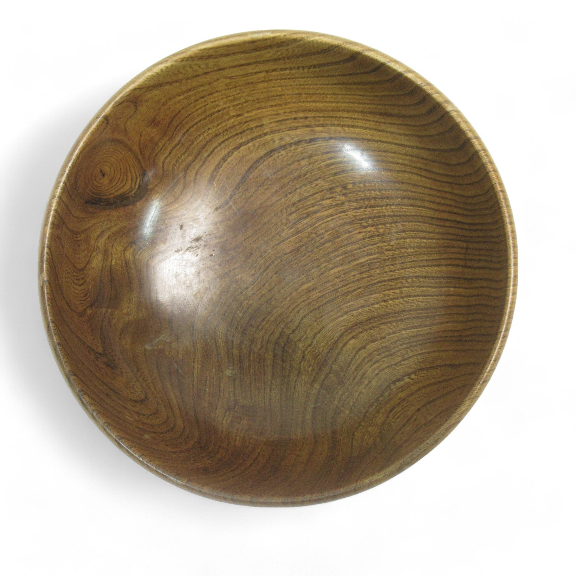 Top image of Cymru Craft Welsh Handmade Wooden Elm Bowl