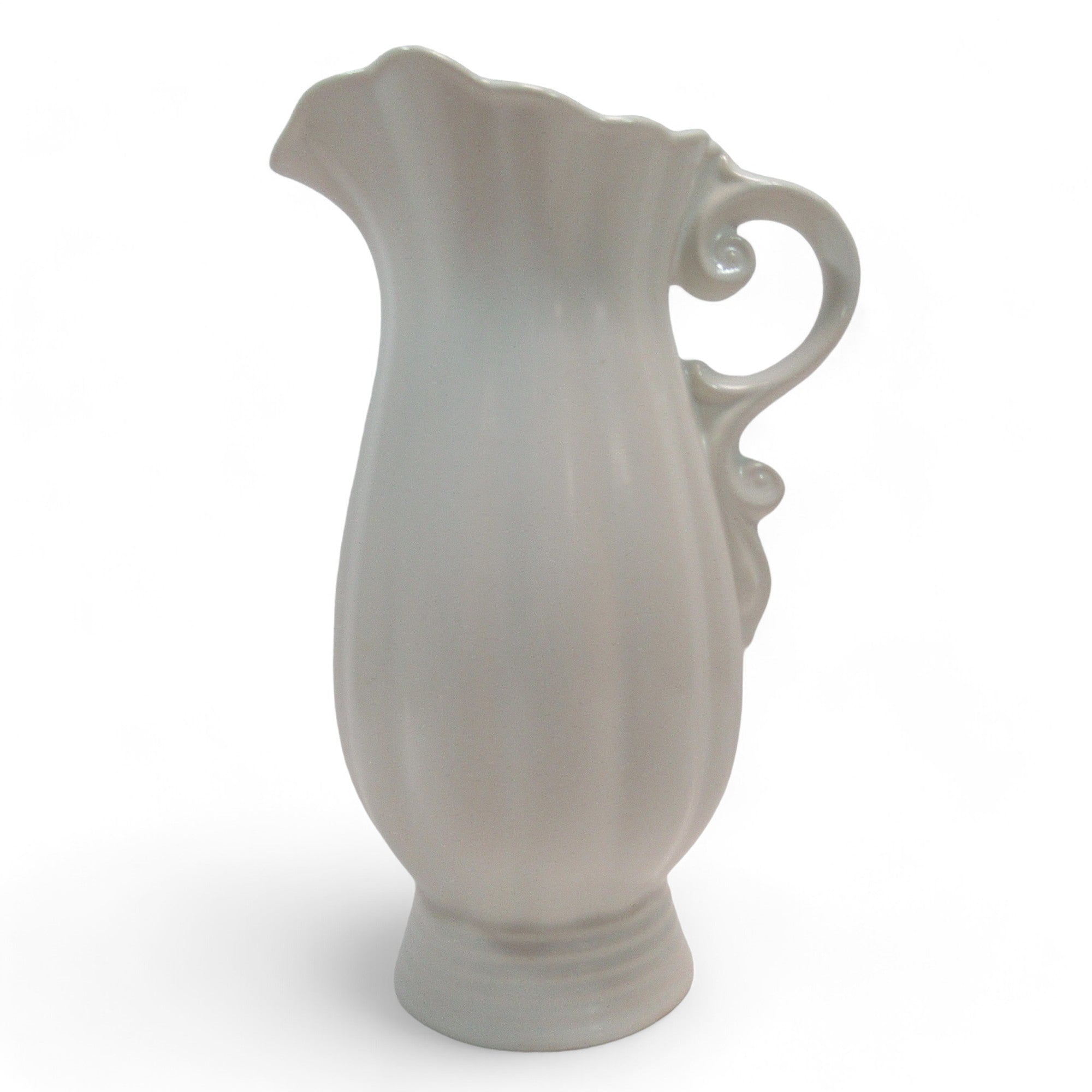 Side image of Wade England Pottery Creamer Jug Porcelain White