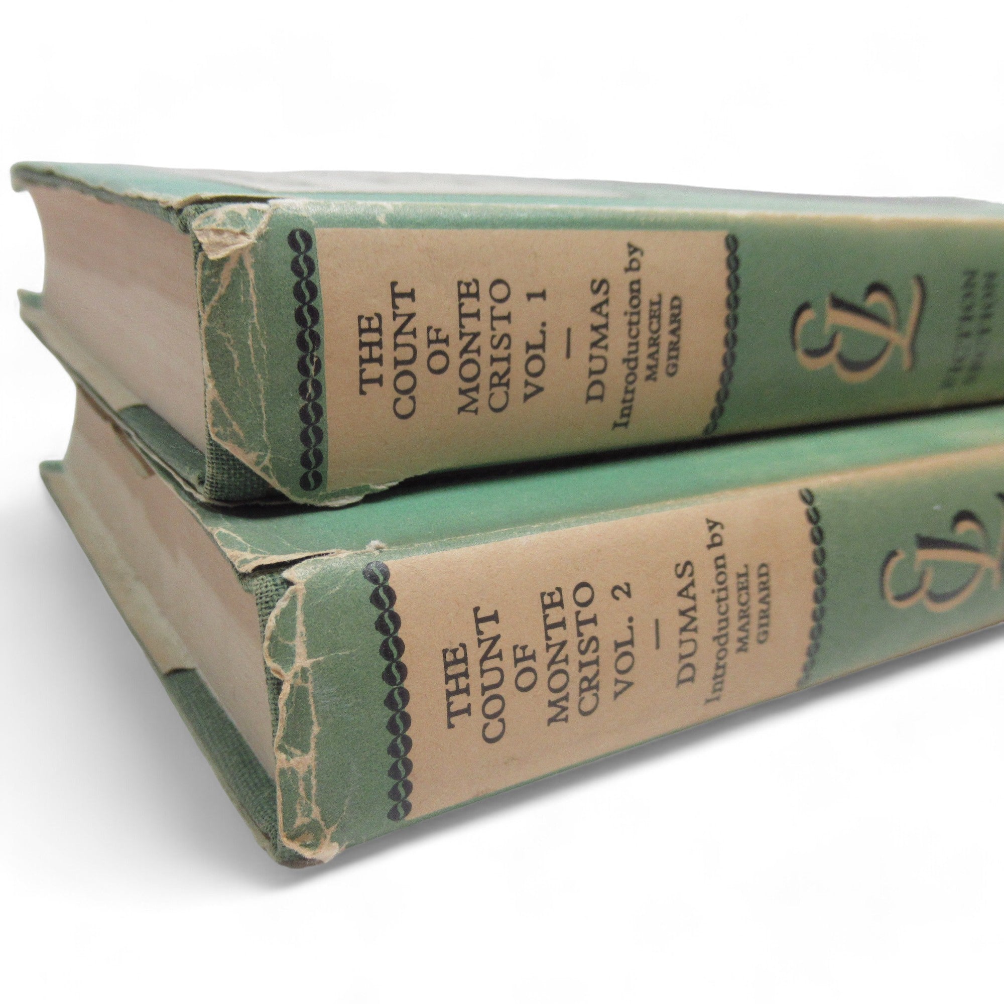 Top corner spine image of The Count of Monte Cristo by A. Dumas Set 1960