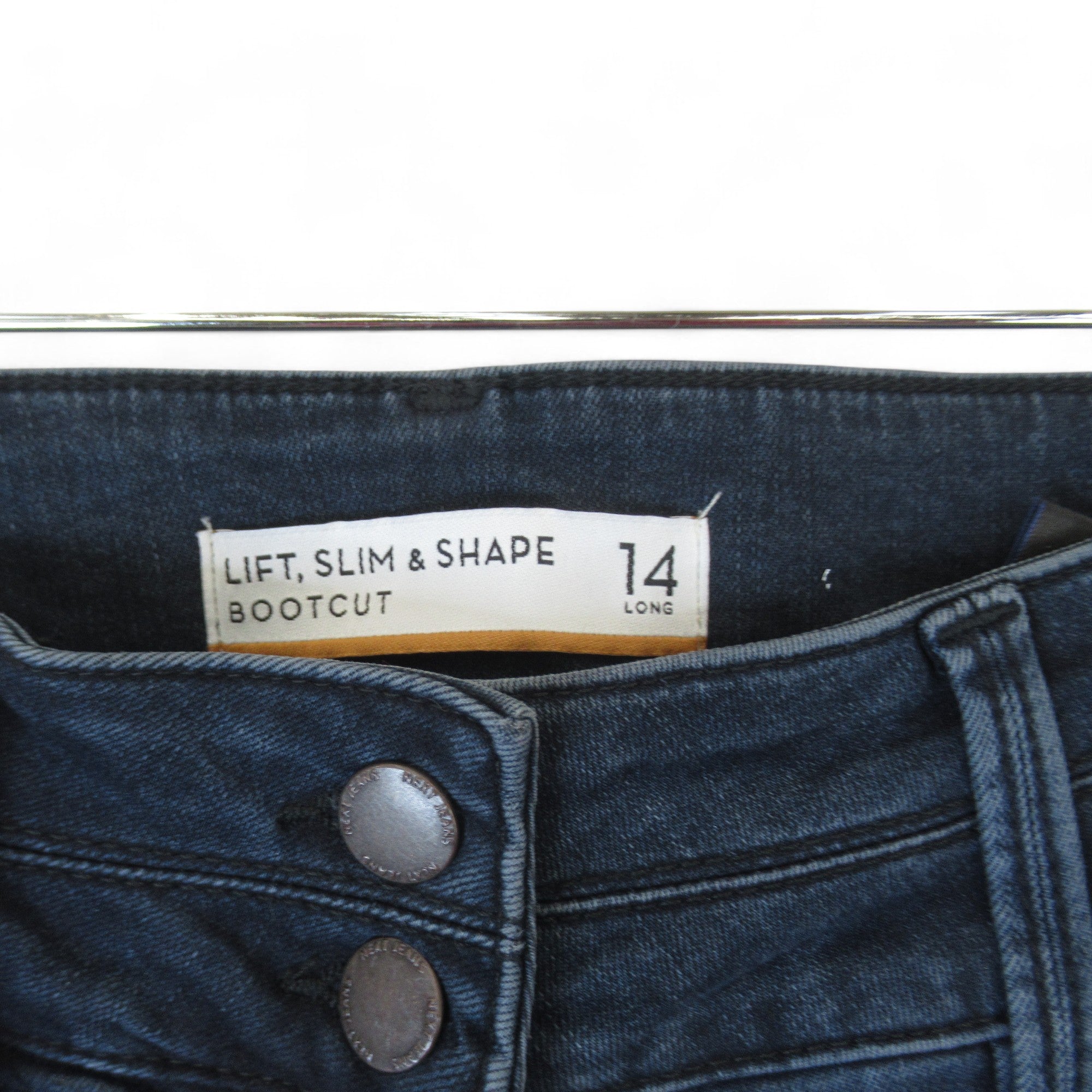 label image for Next UK 14 Blue Denim Jeans Slim Shape Womenswear | Preloved