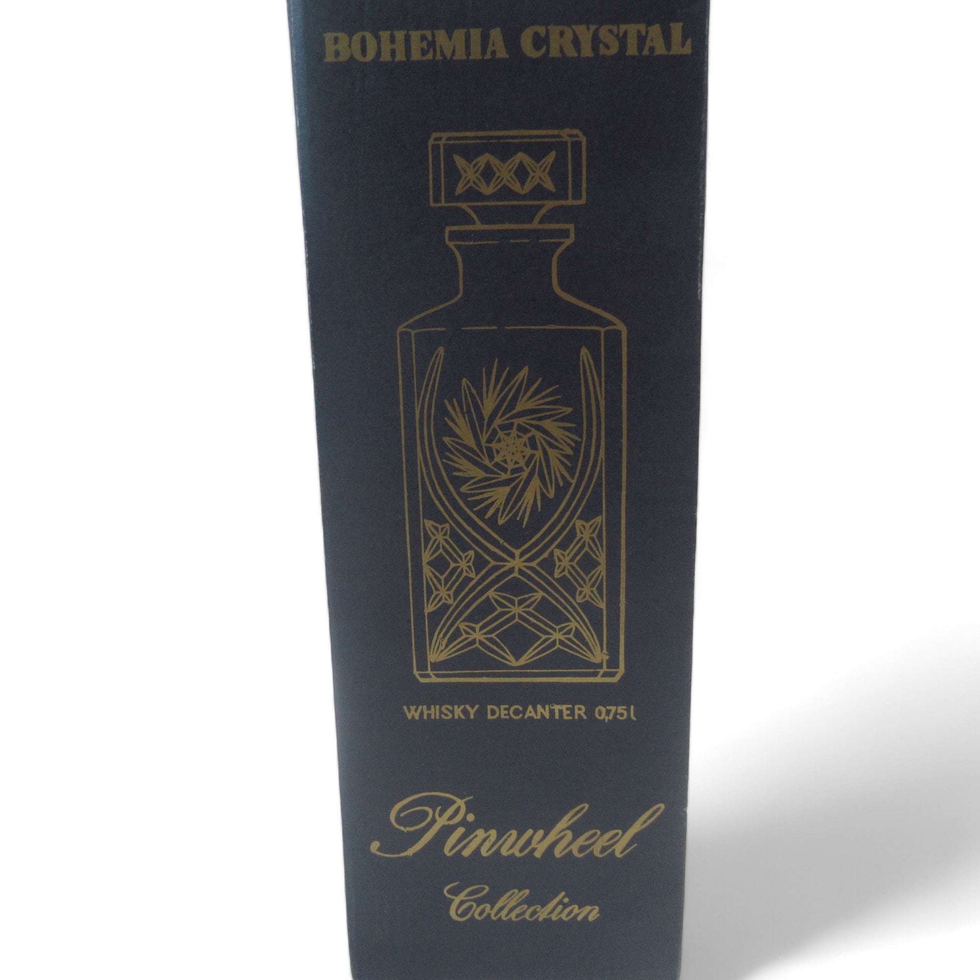 Box image of Bohemia Crystal Whisky Decanter Pinwheel Collection