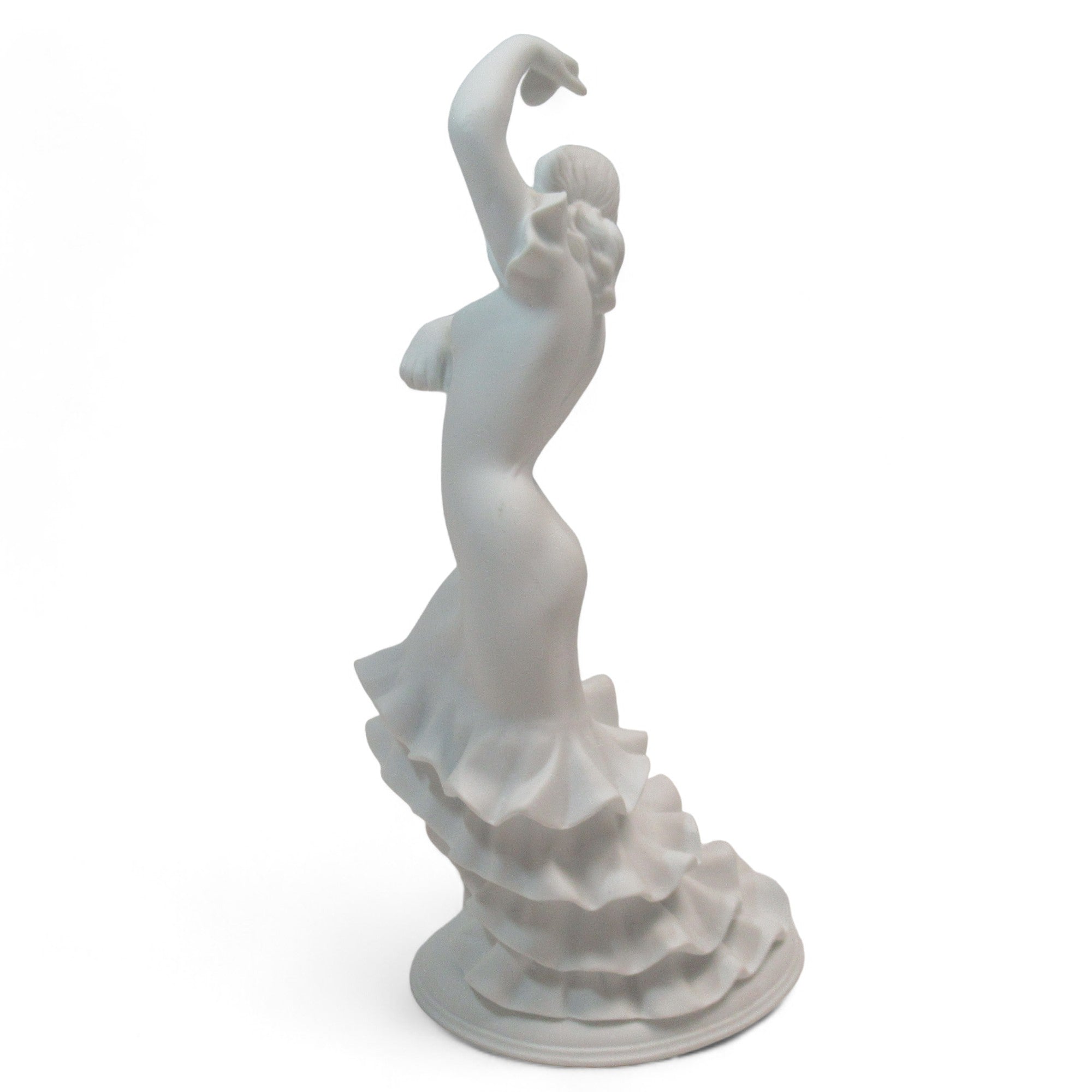 Rear image of Bidasoa Spain BIisque Porcelain Female Figure