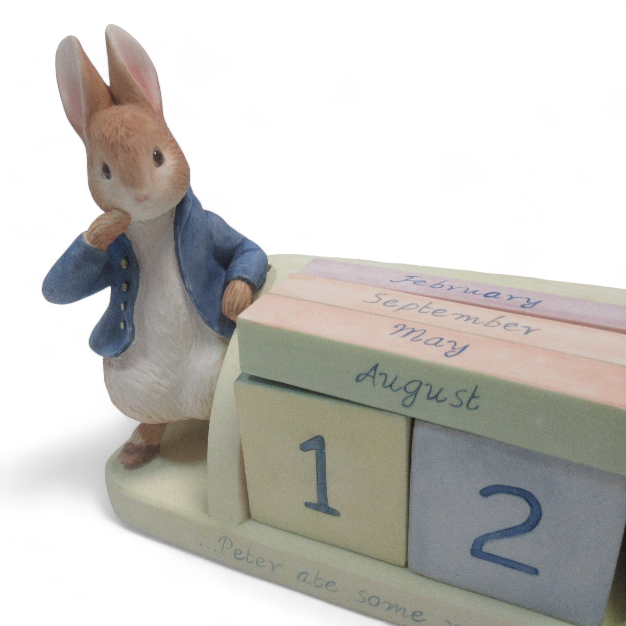 Close up image of Peter Rabbit Collection Perpetual Calendar A1330