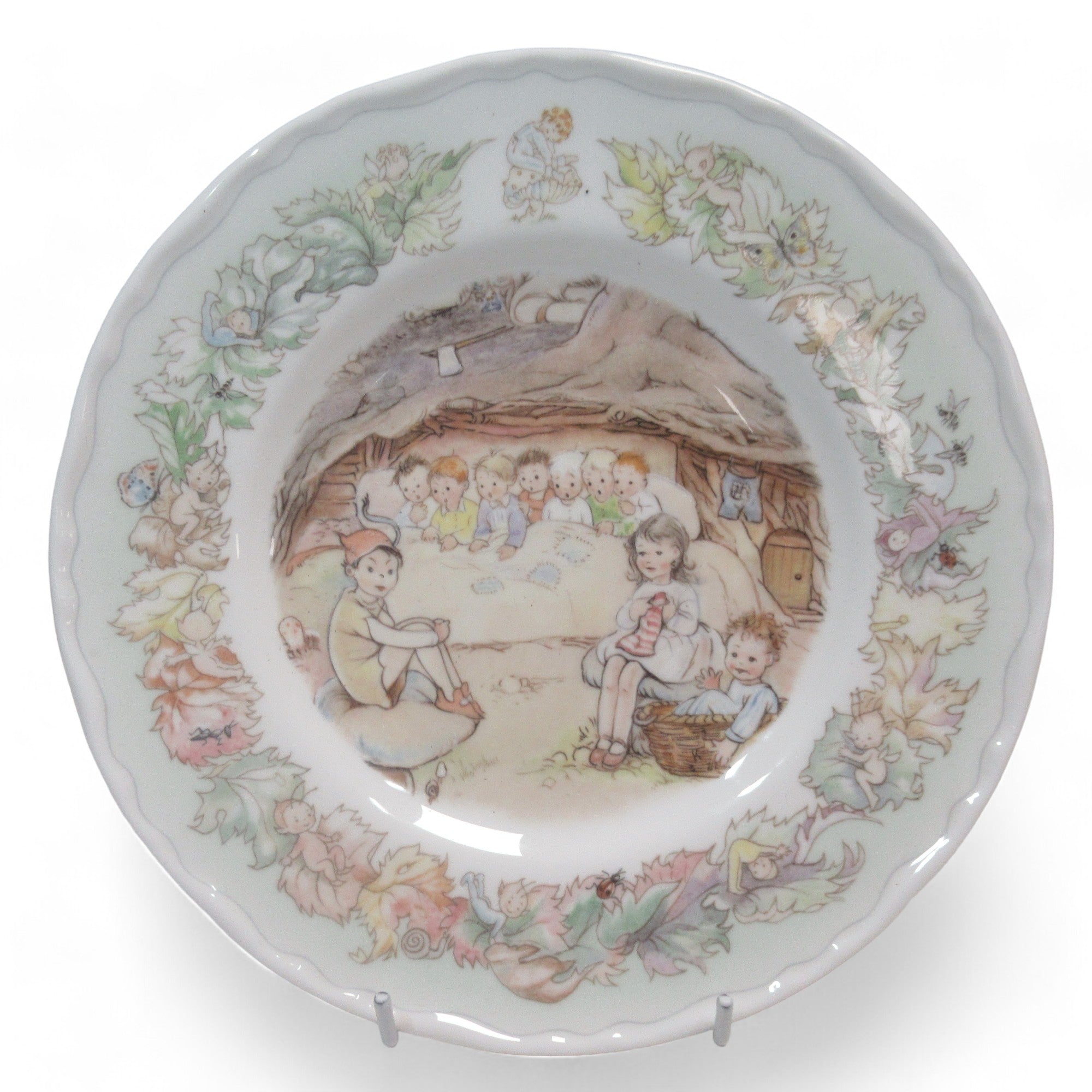 Plate 1 image of Royal Worcester Peter Pan Collectors Plates Set of 4