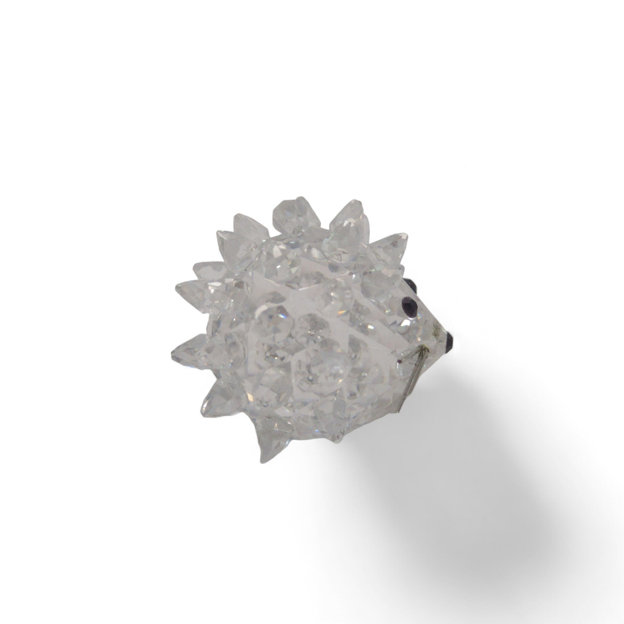 Right image of Miniature Swarovski Crystal Hedgehog 1" Figurine