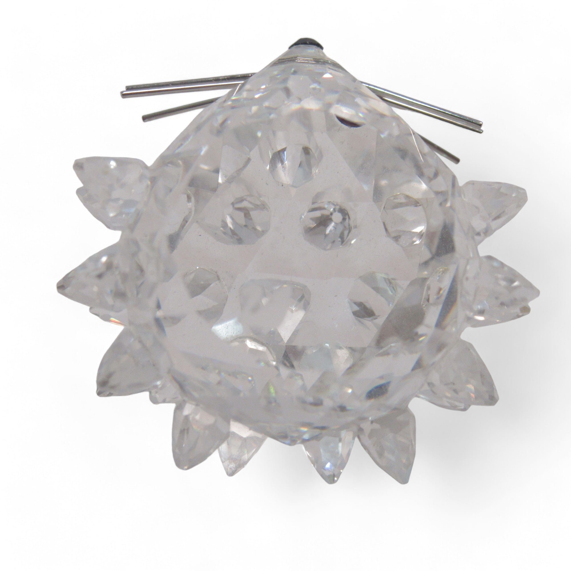 Top image of Miniature Swarovski Crystal Hedgehog 1" Figurine