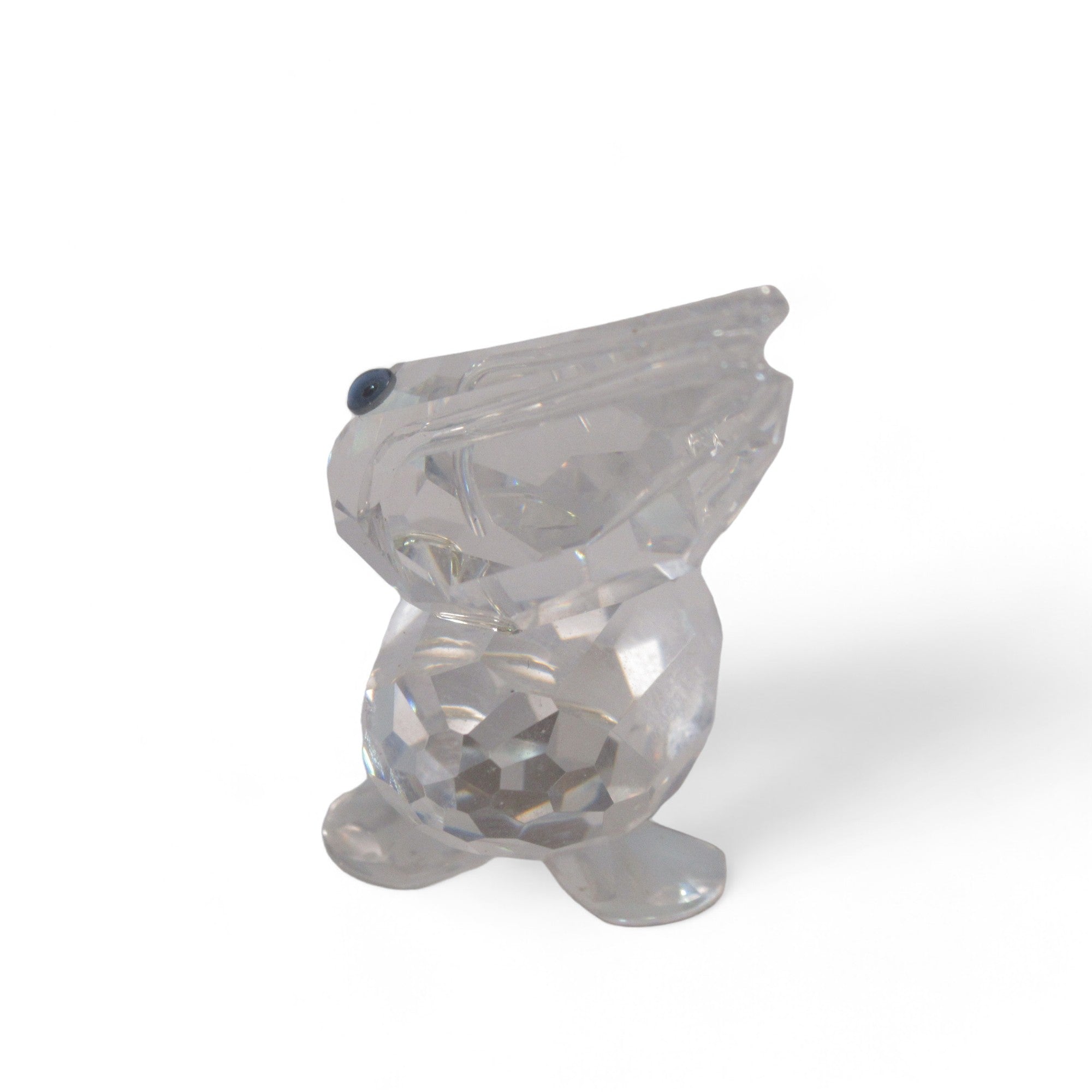 Front image of Miniature Swarovski Crystal Pelican 3cm Figurine