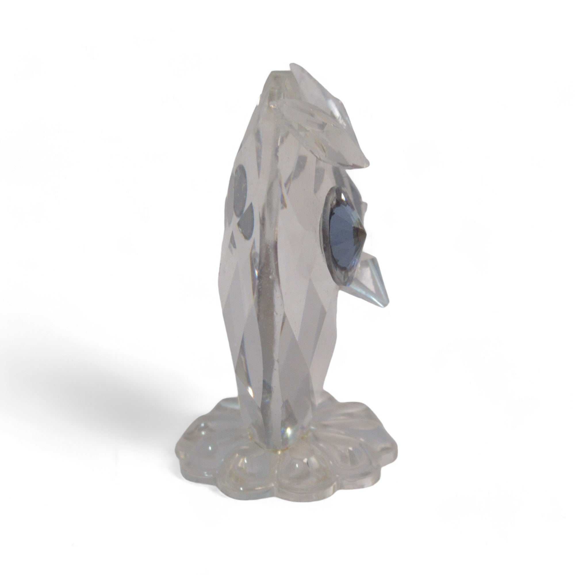 Right side image of Miniature Swarovski Crystal Owl 3.5cm Figurine