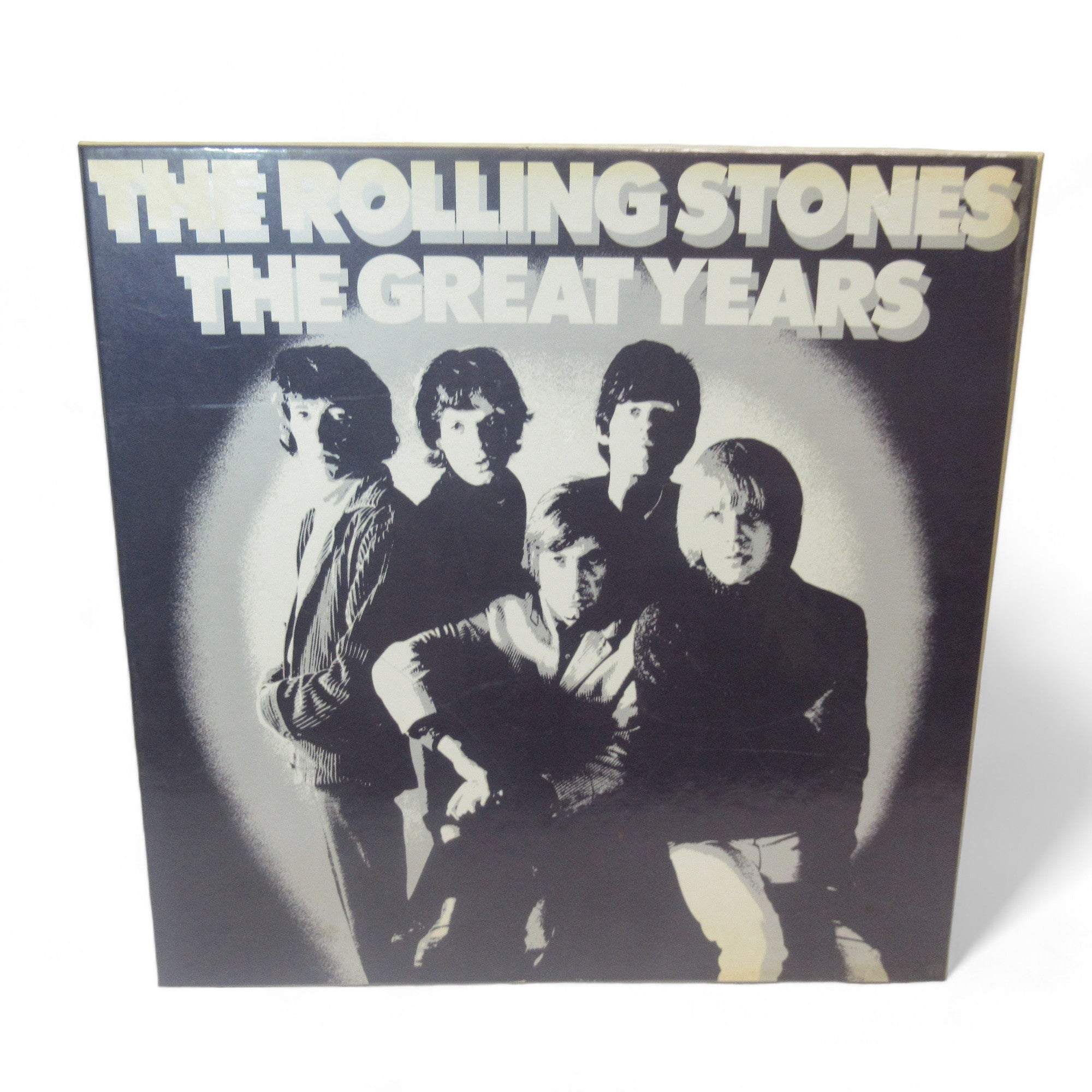 Front image of The Rolling Stones The Great Years Vinyl Records 12"