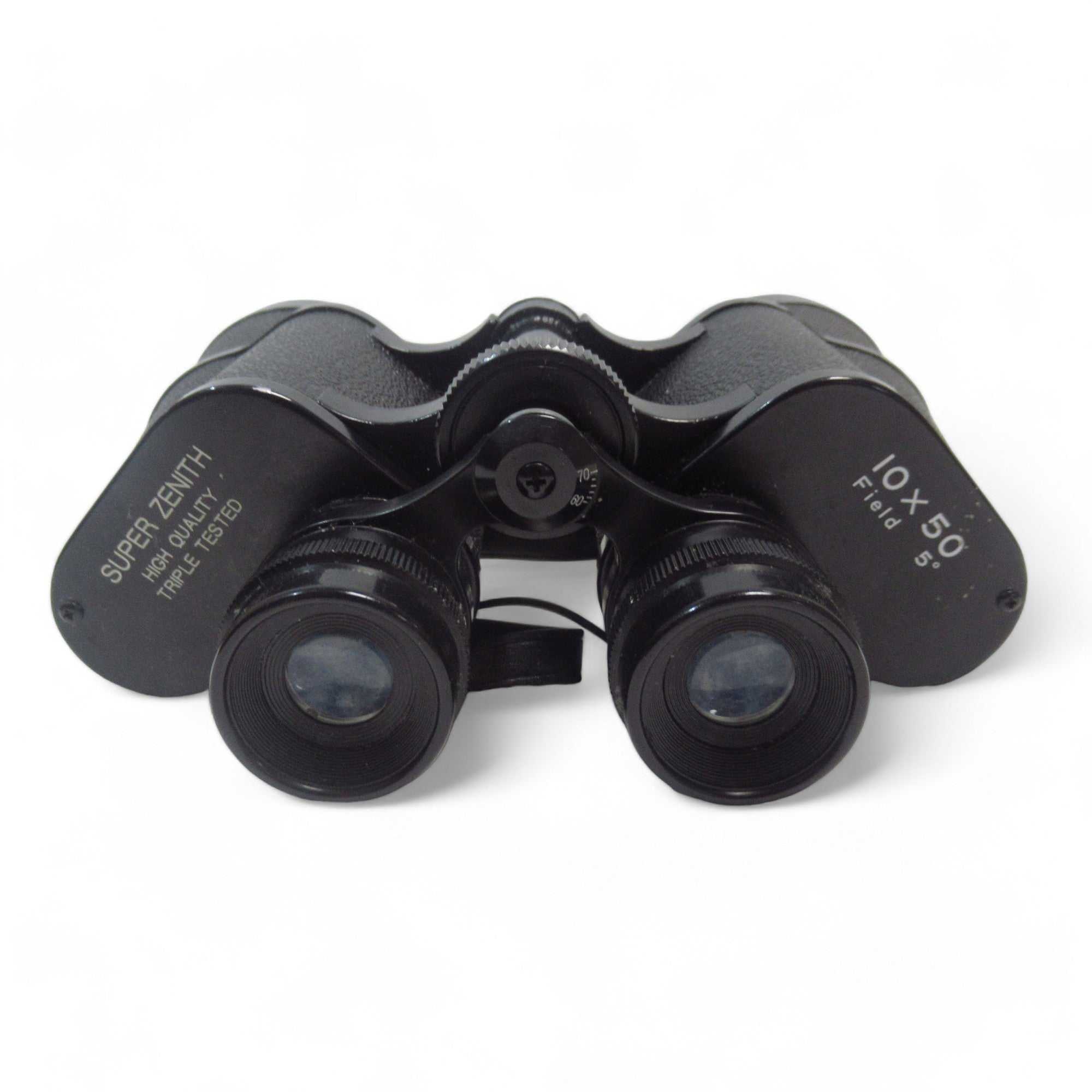 Rear image of Super Zenith 10X50 Full-Size Binoculars Black w/ Case