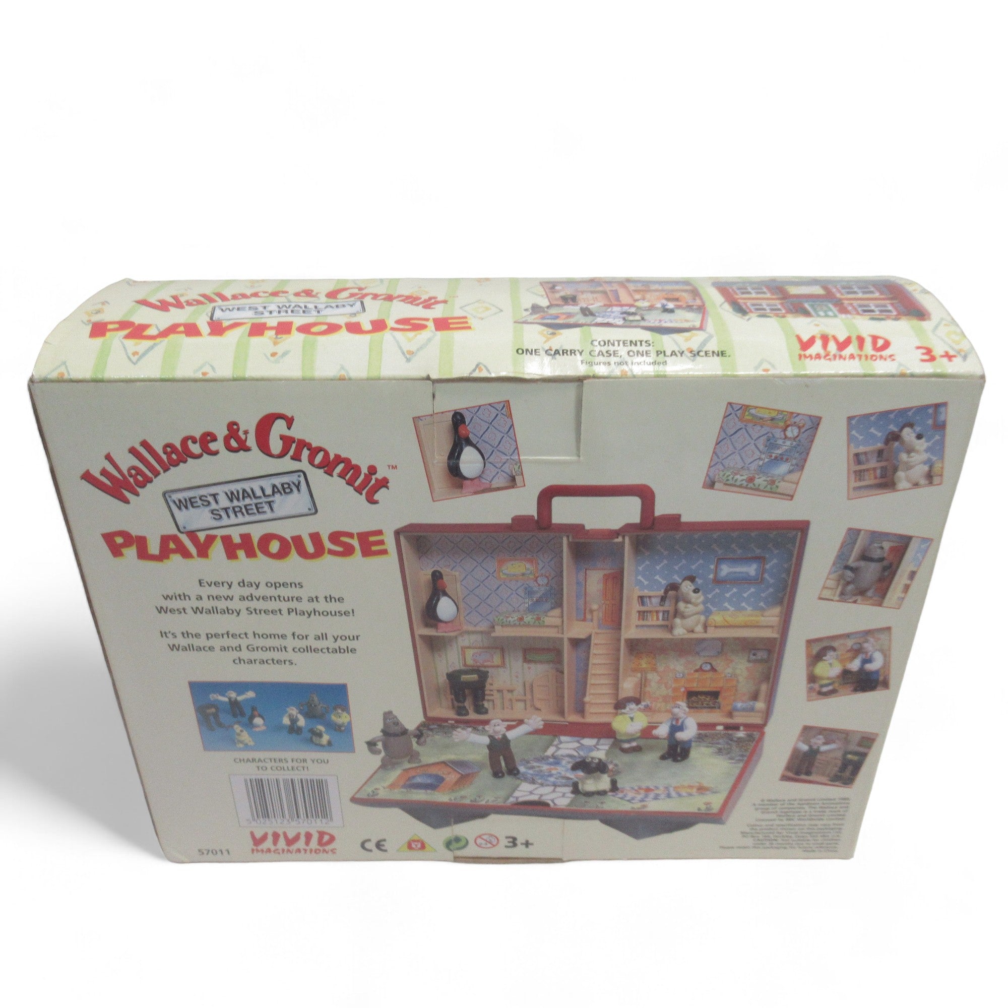 Rear box image of Wallace & Gromit West Wallaby Street Playhouse 1989