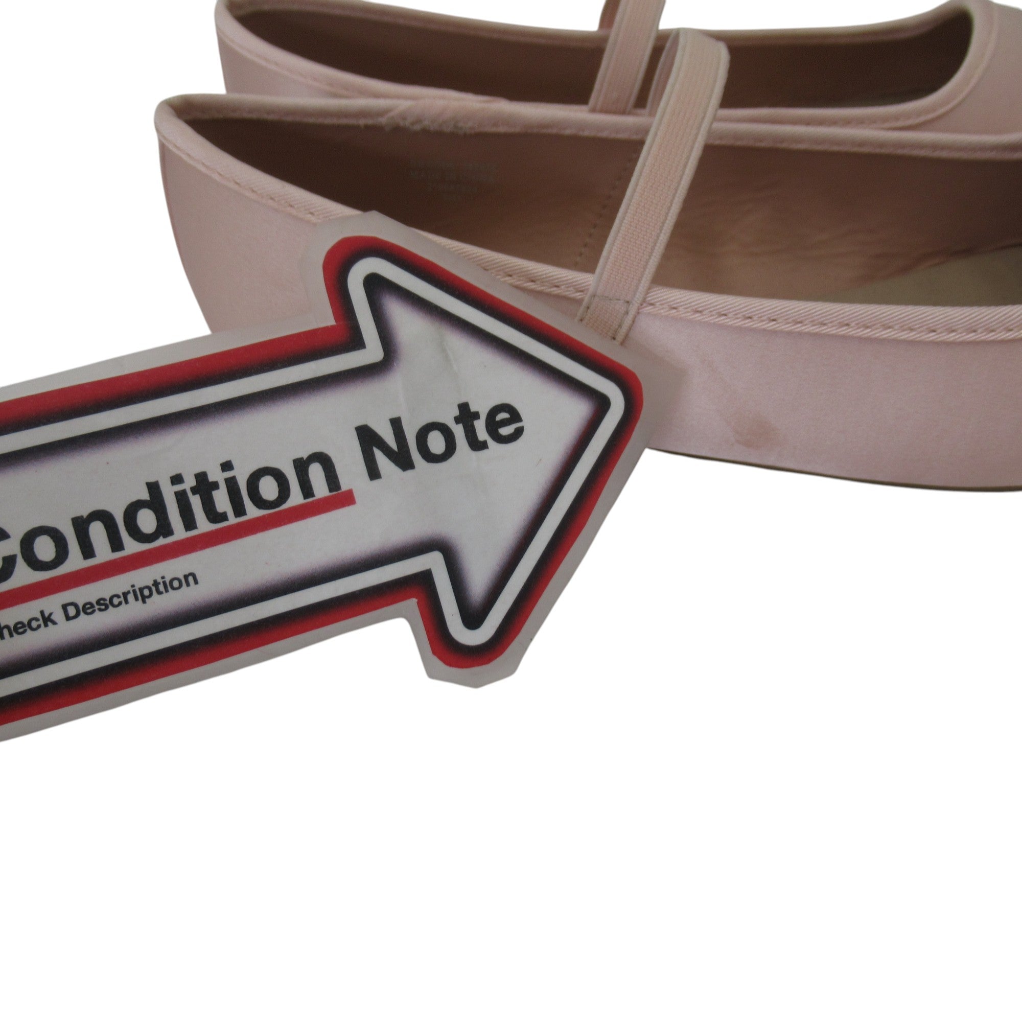 condition image for Primark Slip On Flat Shoes UK 8 Pink Satin Womenswear | Pre-loved