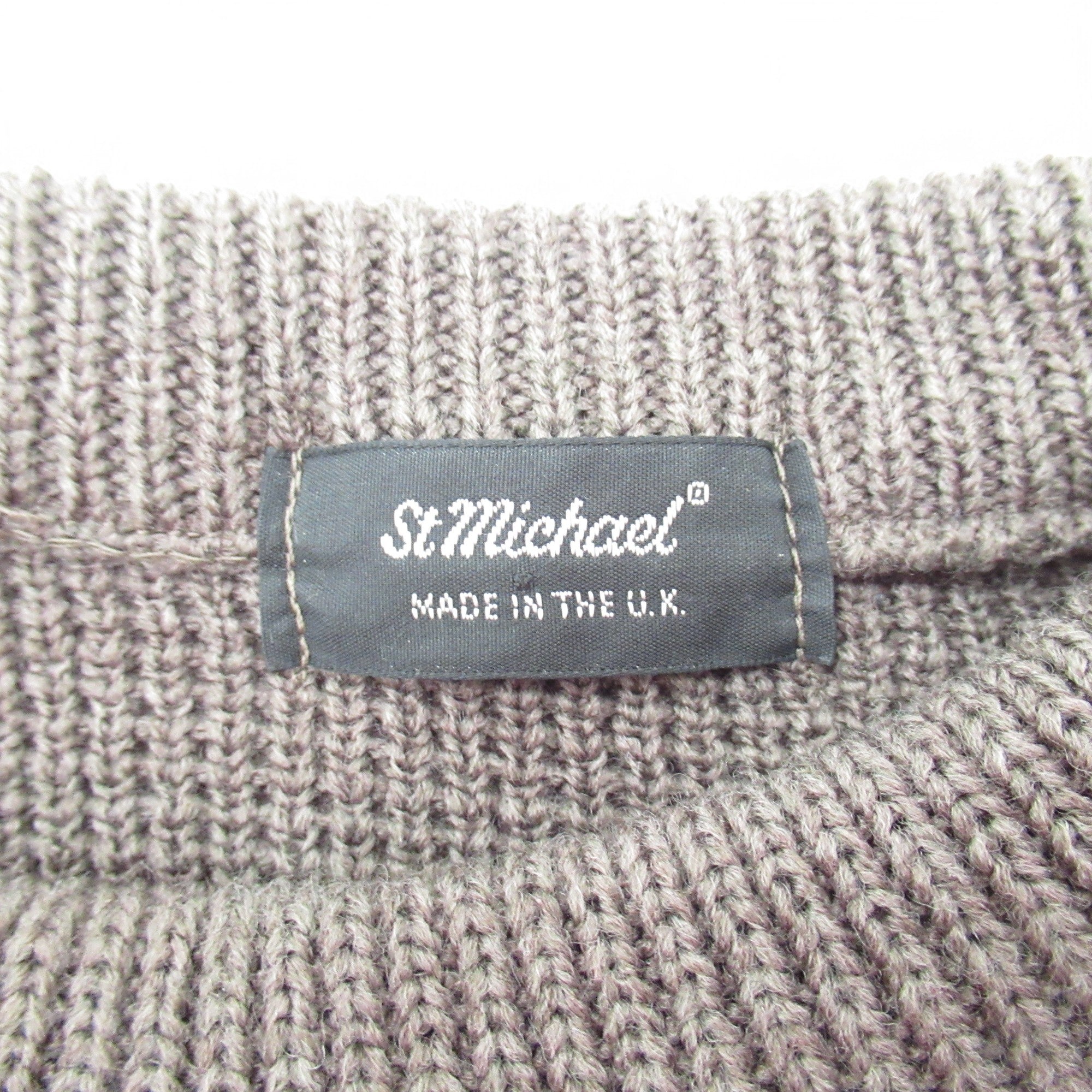 label image for St Michael Jumper Large Brown Knitwear Vintage Menswear | Pre-loved