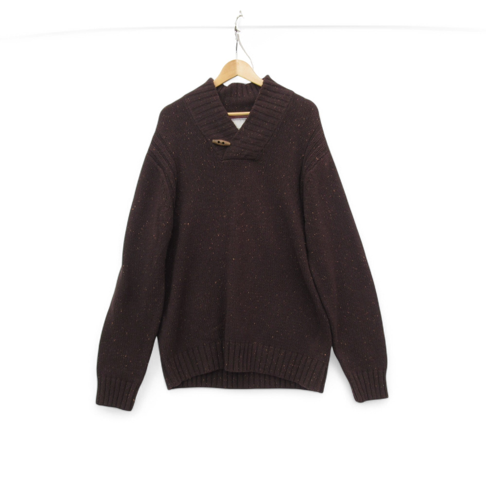 front image for Howick Jumper XXL Brown Knitwear Menswear | Pre-loved