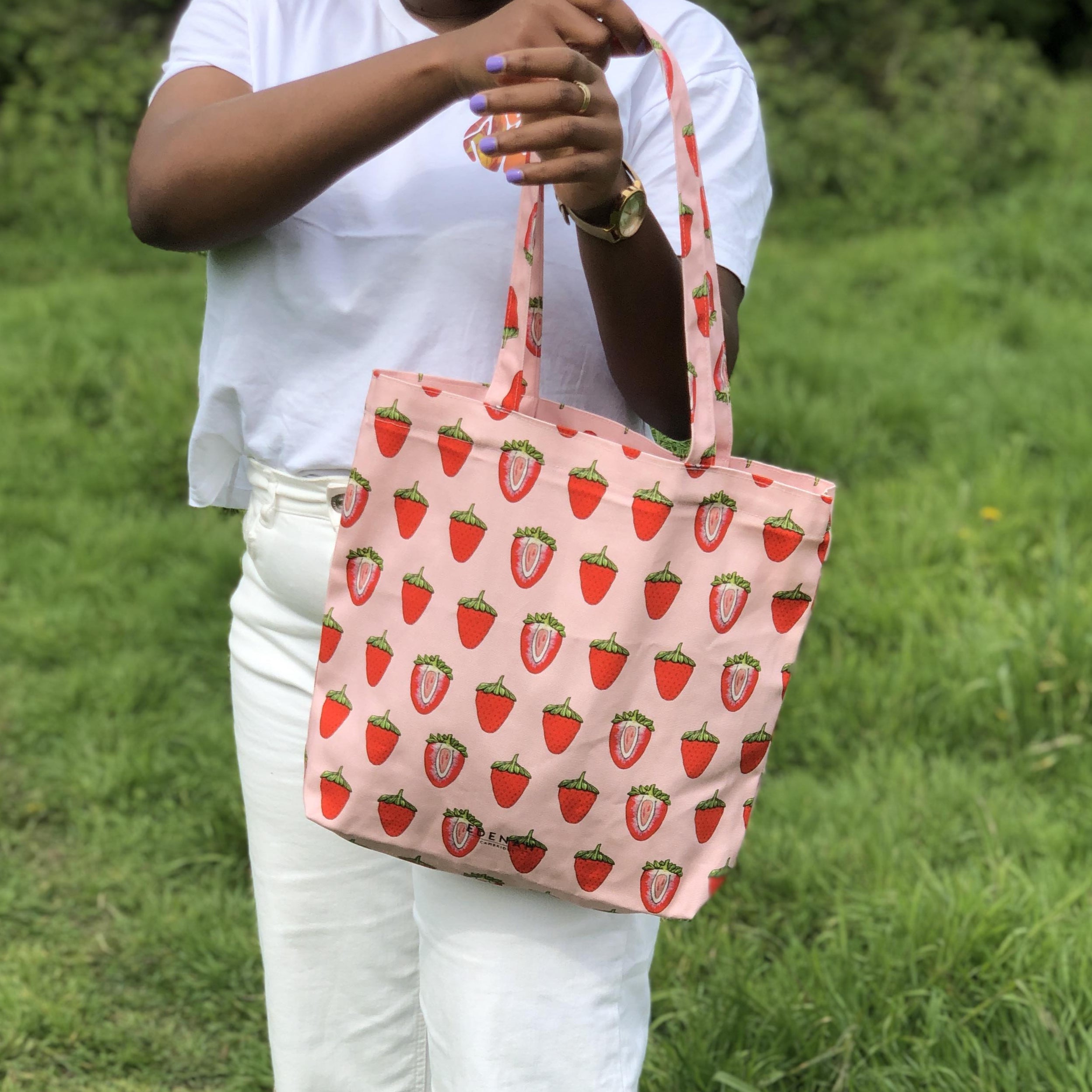 Strawberry Tote Bag | Edenah