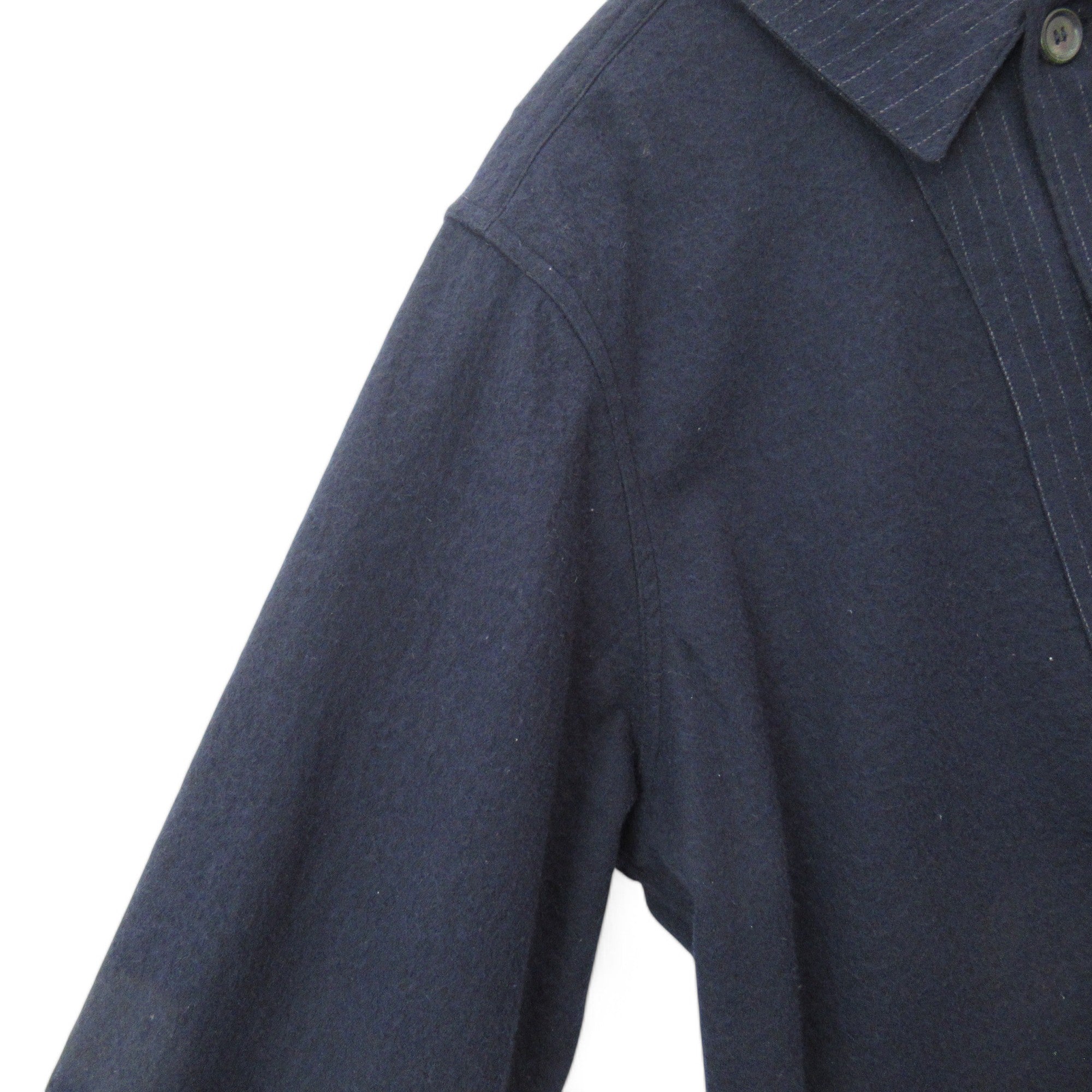 sleeve image for Private White Company Shacket Navy XXL Menswear | Pre-loved