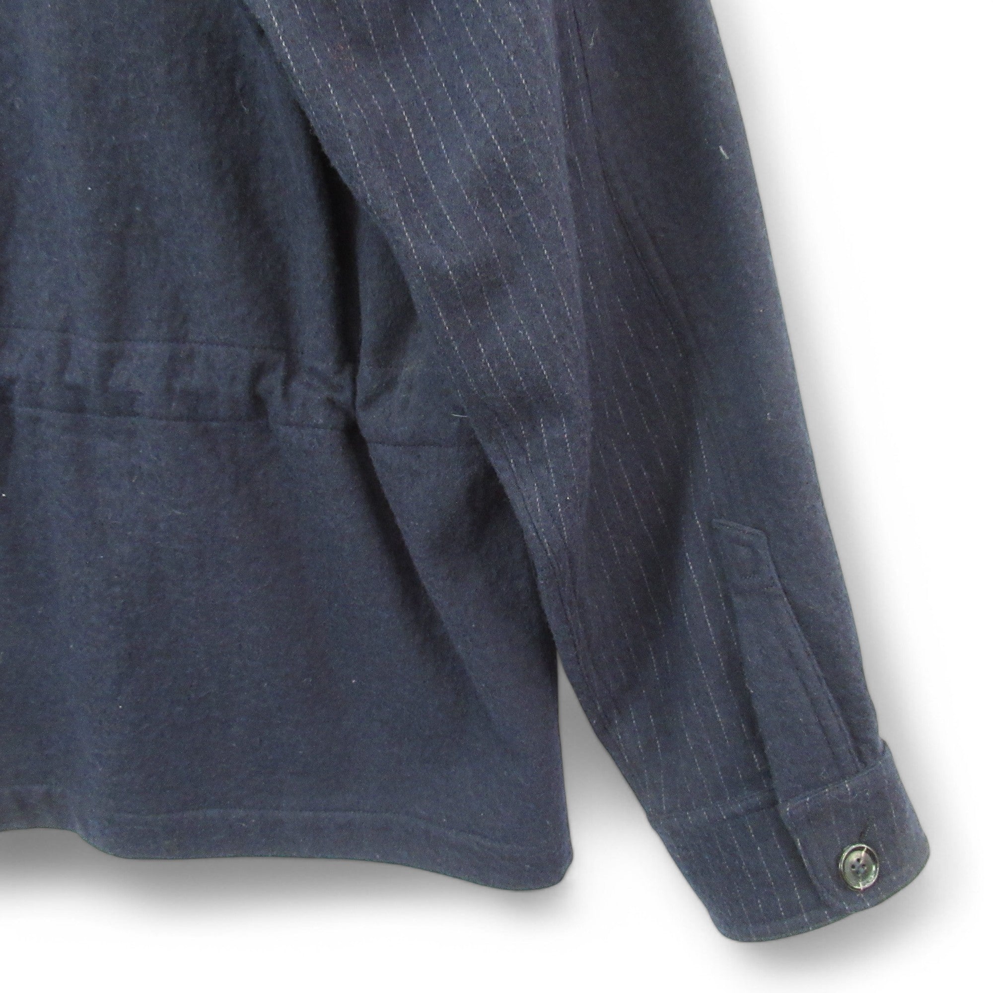 sleeve image for Private White Company Shacket Navy XXL Menswear | Pre-loved
