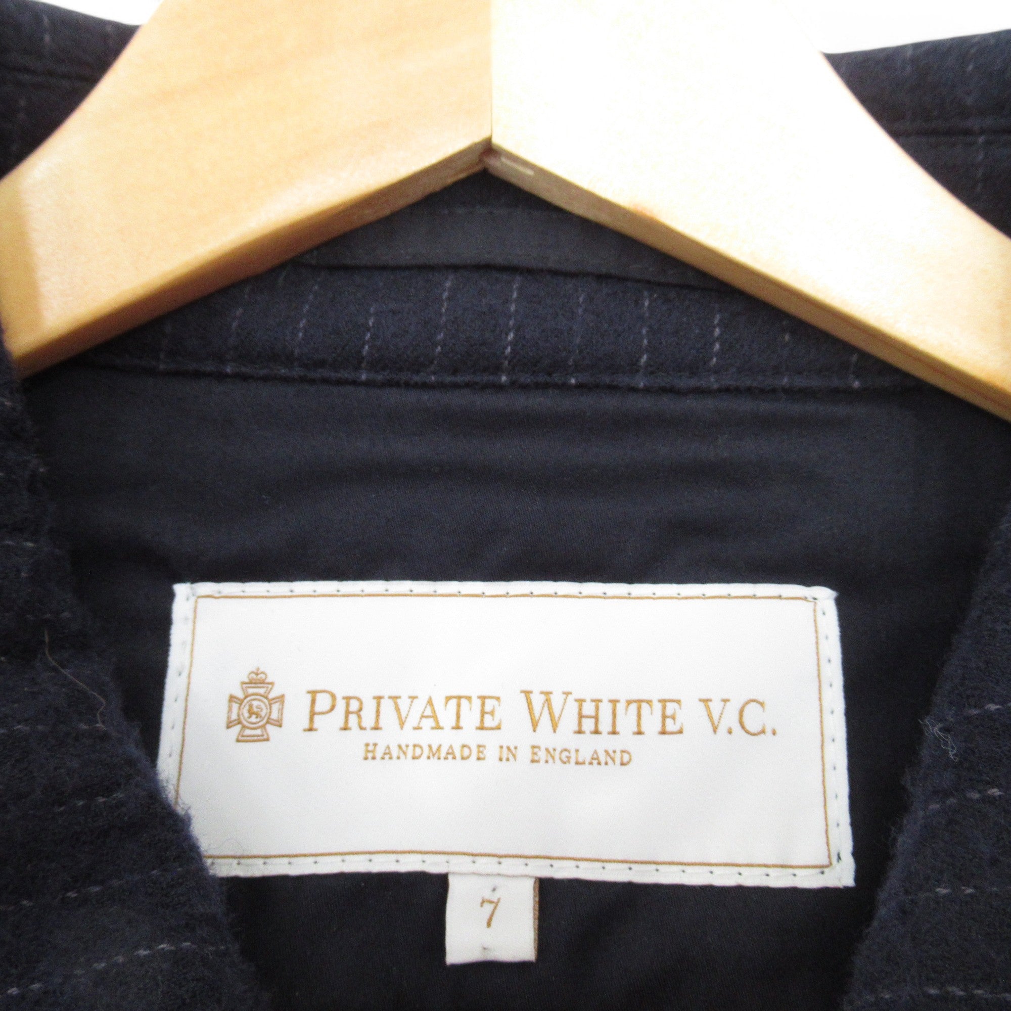 Private White VC Shacket Navy XXL Menswear | Pre-loved