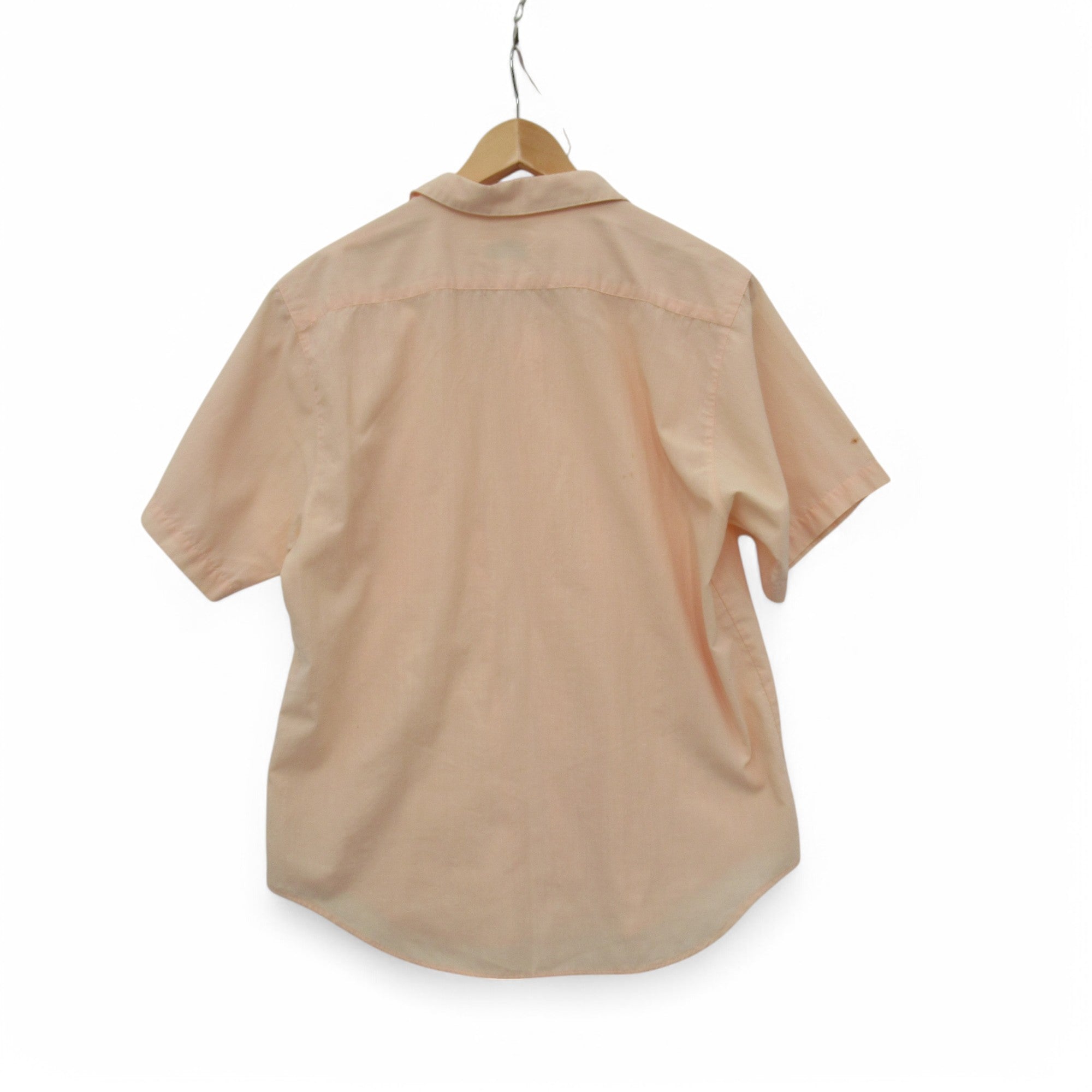 back image for Central Park Clothing Co Ltd Vintage Shirt Peach Medium Menswear | Pre-loved