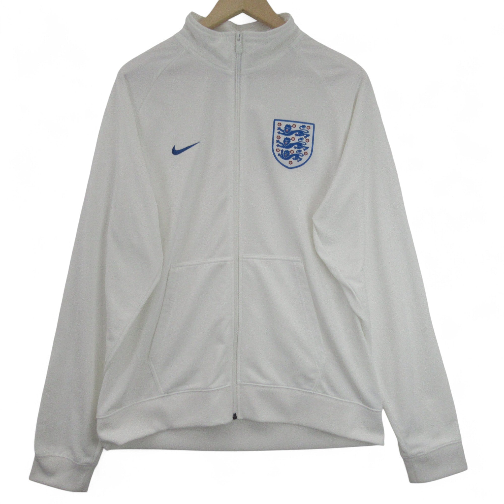 Men's Nike England Football Track Jacket White XL Training | Pre-Loved