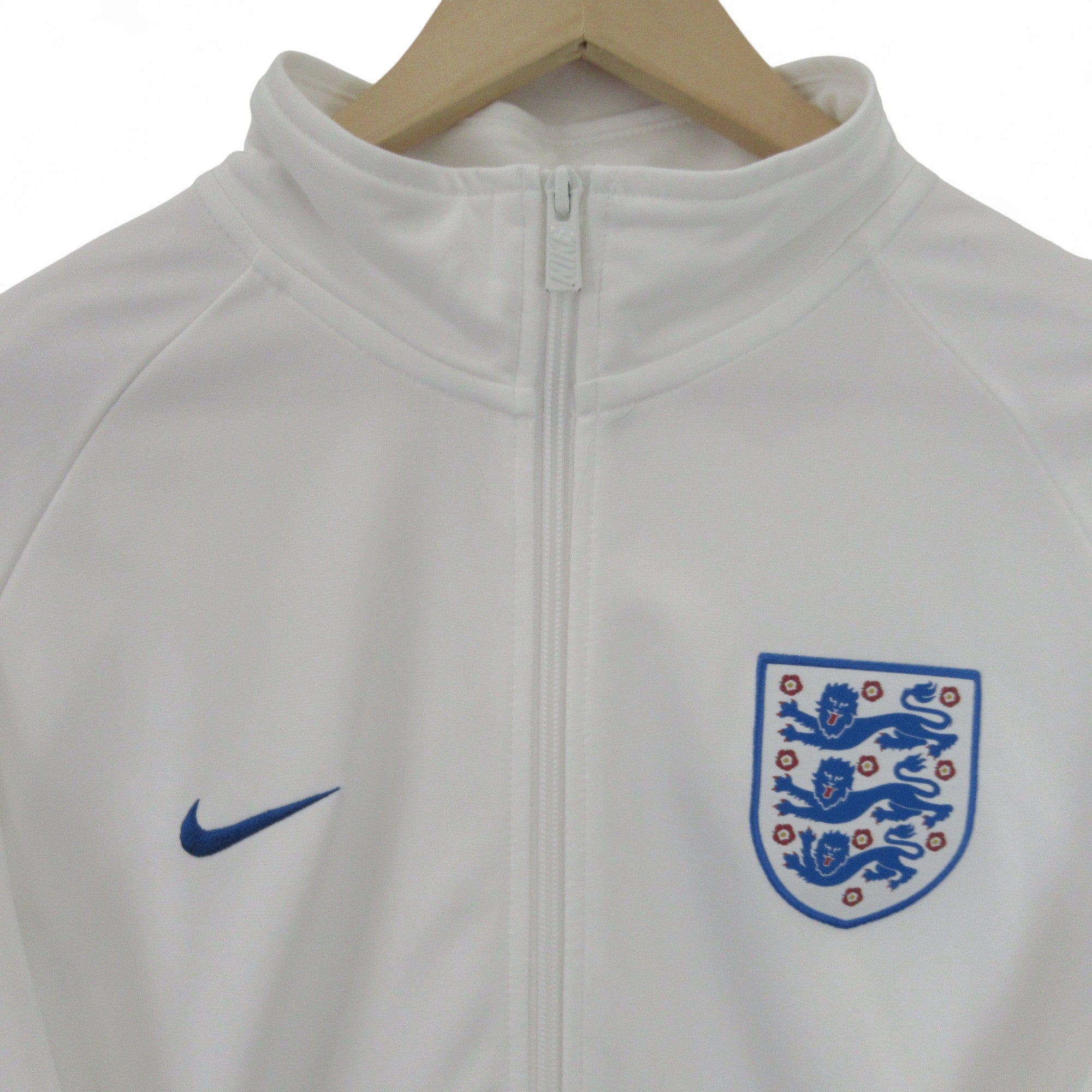 Men's Nike England Football Track Jacket White XL Training | Pre-Loved
