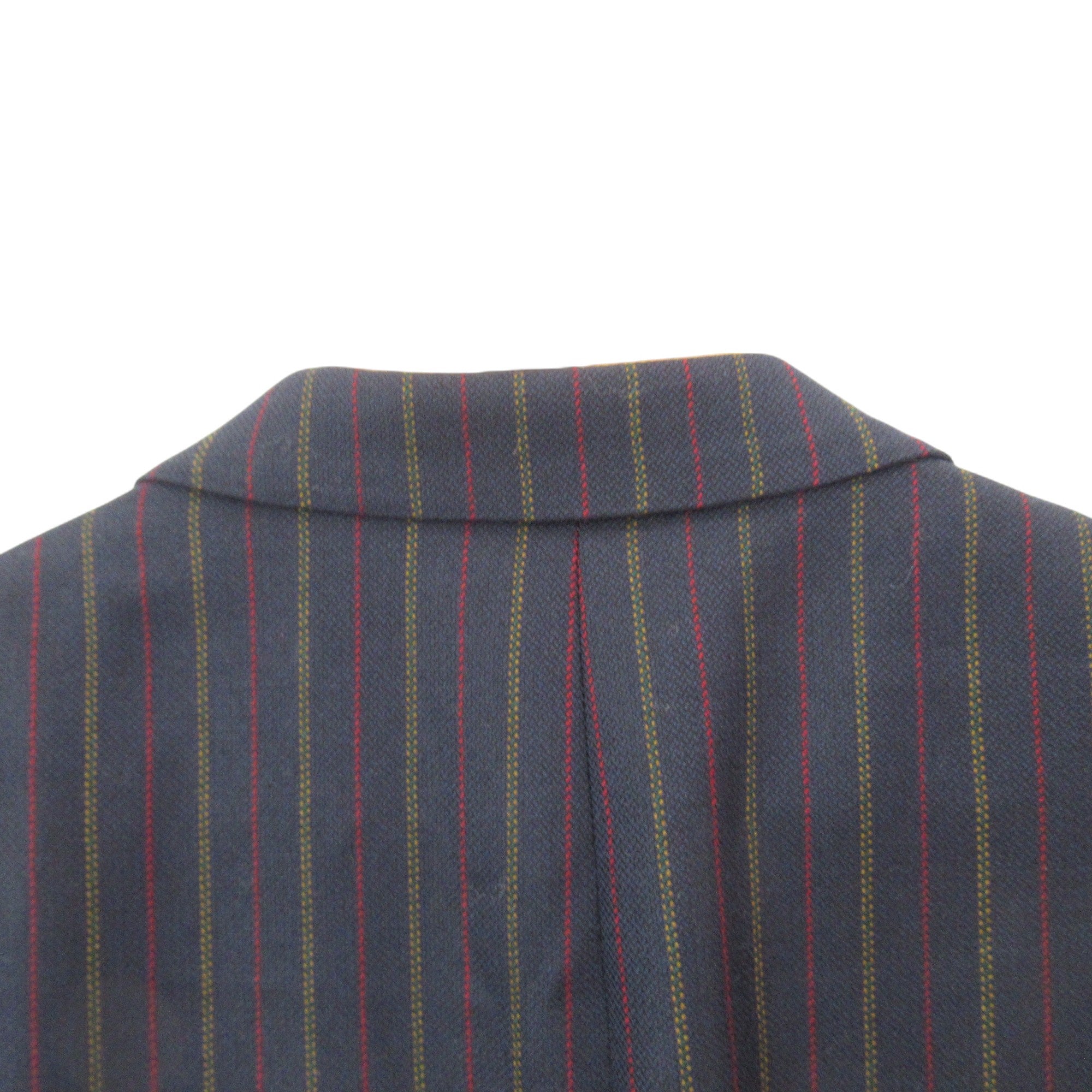 collar image for Magee Vintage Pinstripe Blazer Navy 44R Menswear | Pre-loved