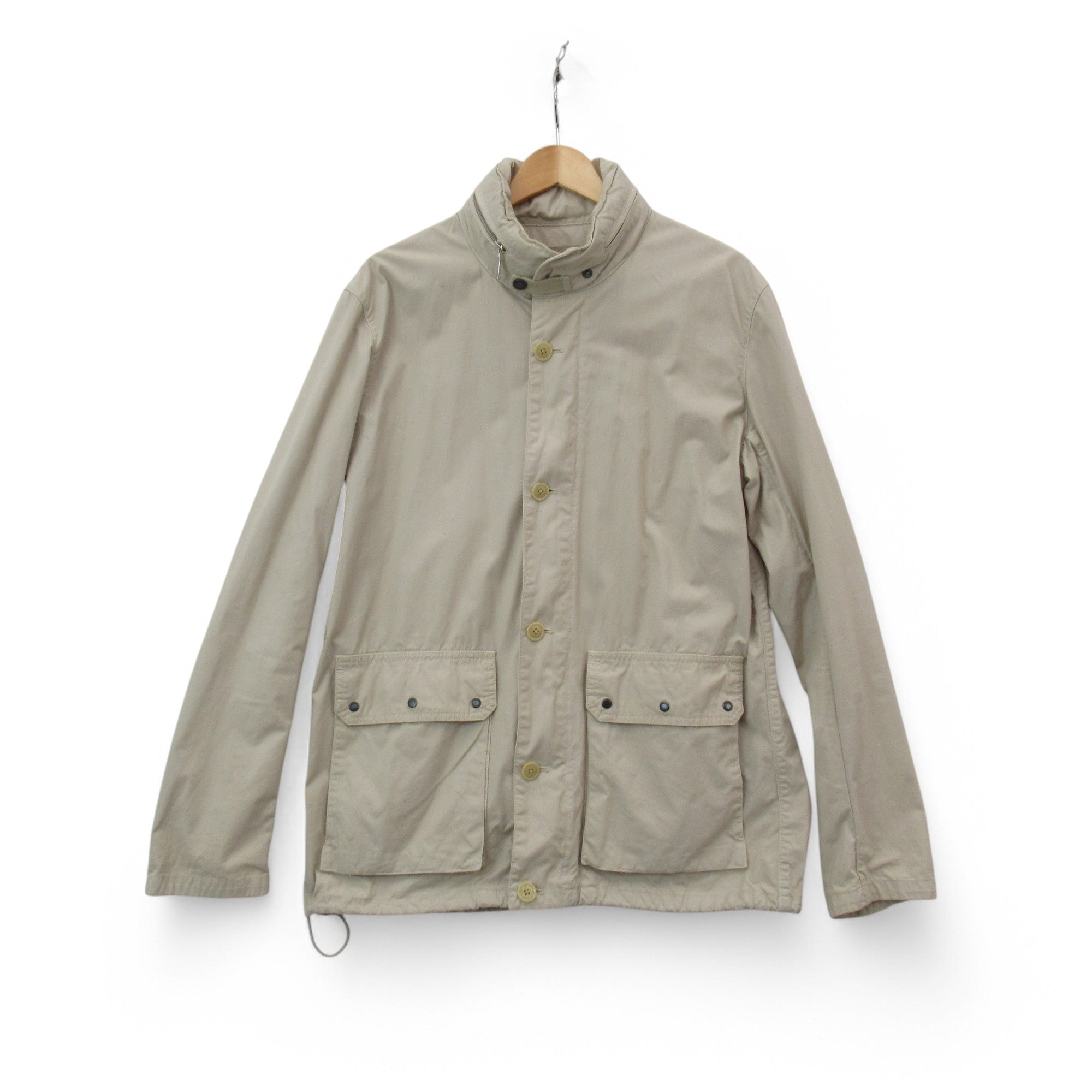 front image for Barbour Coat Jacket Beige Medium Menswear | Pre-loved