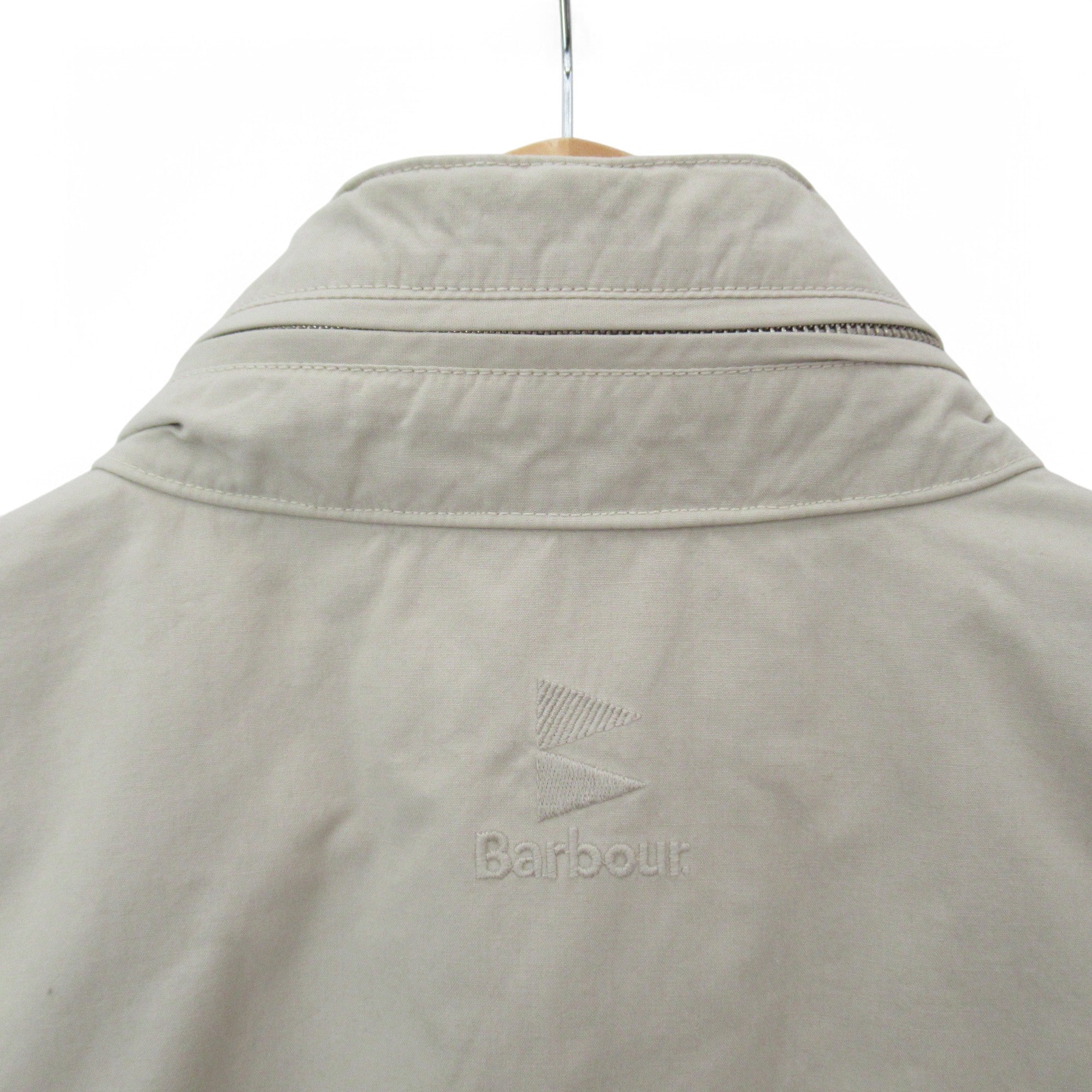 collar image for Barbour Coat Jacket Beige Medium Menswear | Pre-loved