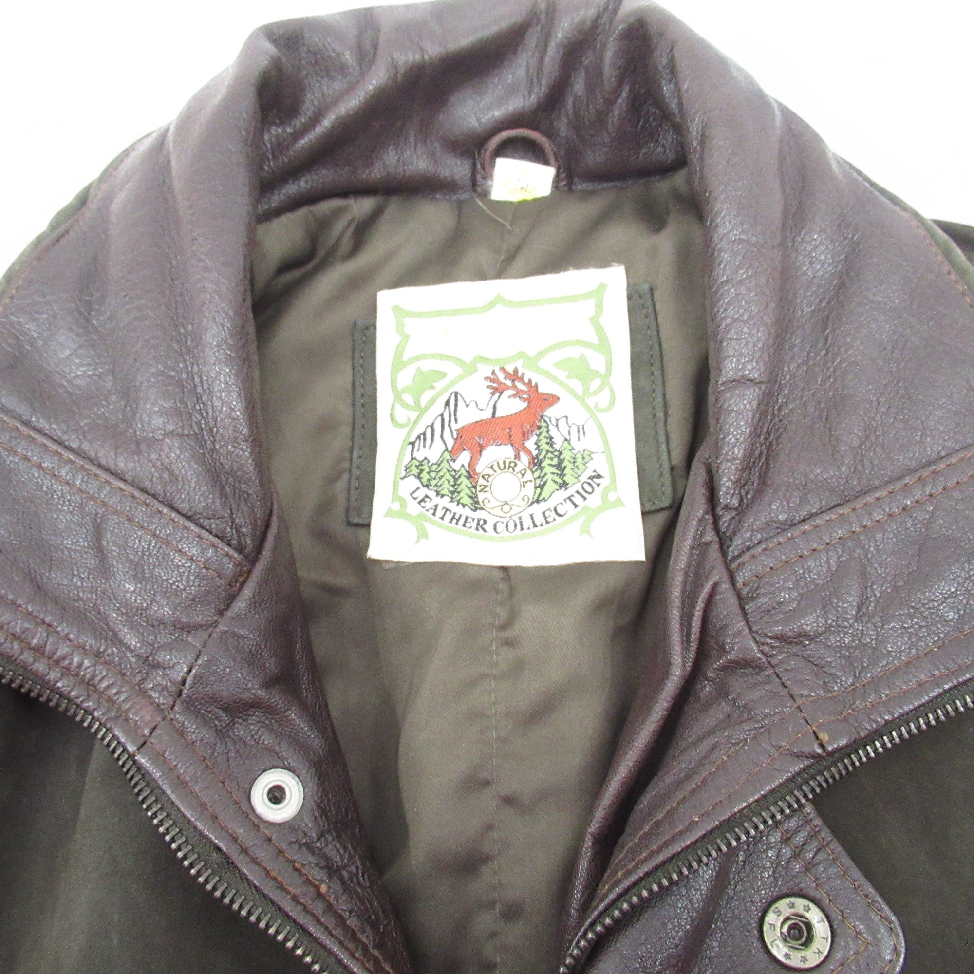 label image for Master Vintage Suede Coat Medium Green Brown Menswear | Pre-loved