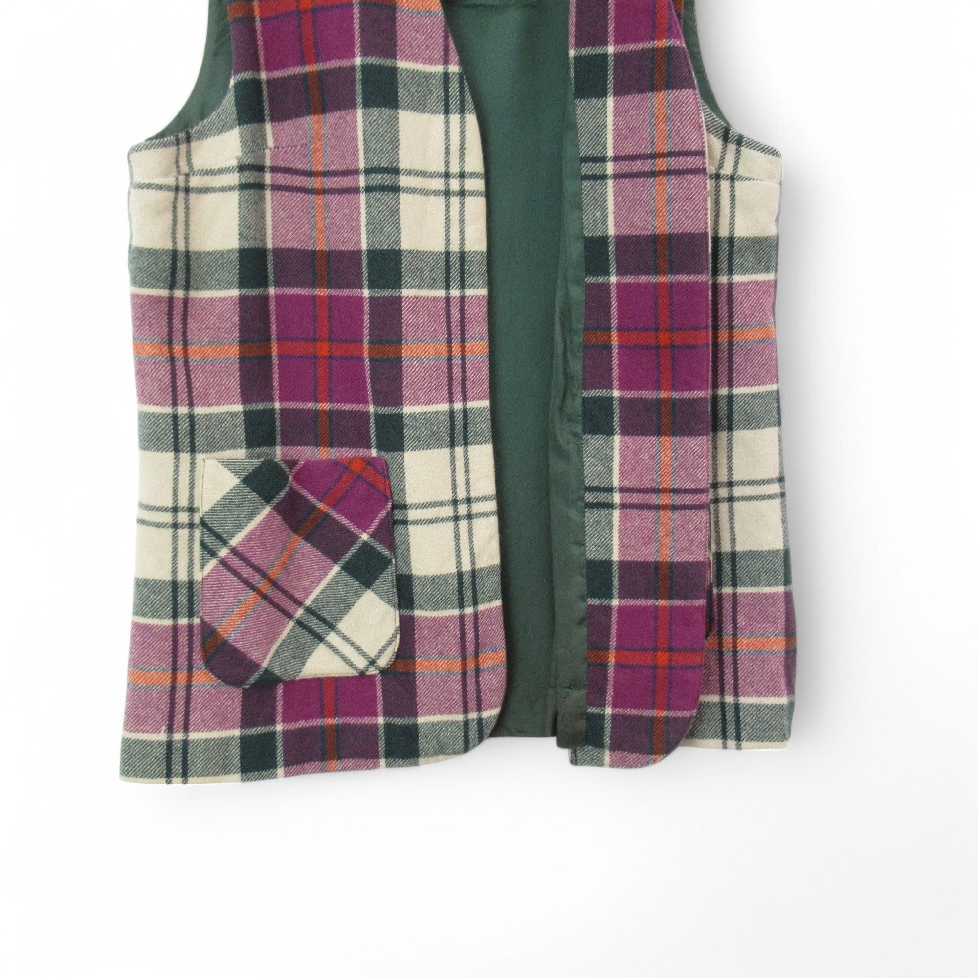 front image for Laird Portch Of Scotland Vintage Wool Waistcoat | Pre-loved