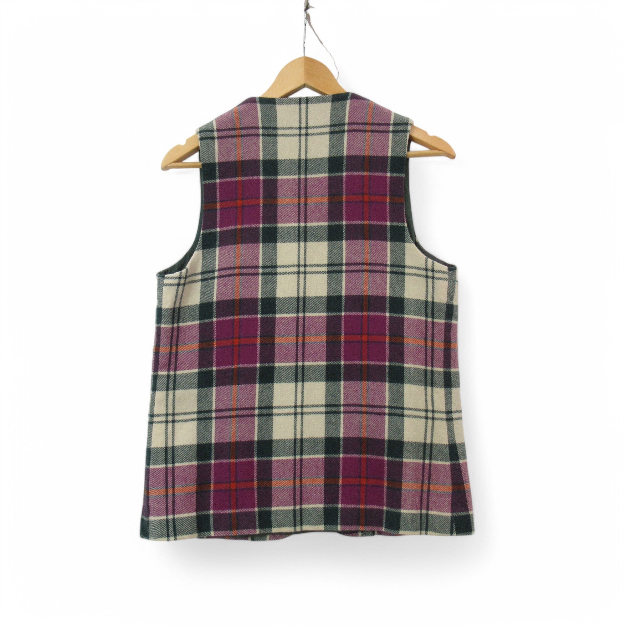 back image for Laird Portch Of Scotland Vintage Wool Waistcoat | Pre-loved