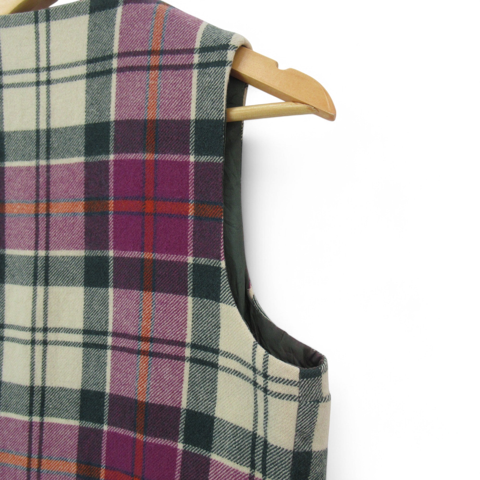 shoulder image for Laird Portch Of Scotland Vintage Wool Waistcoat | Pre-loved