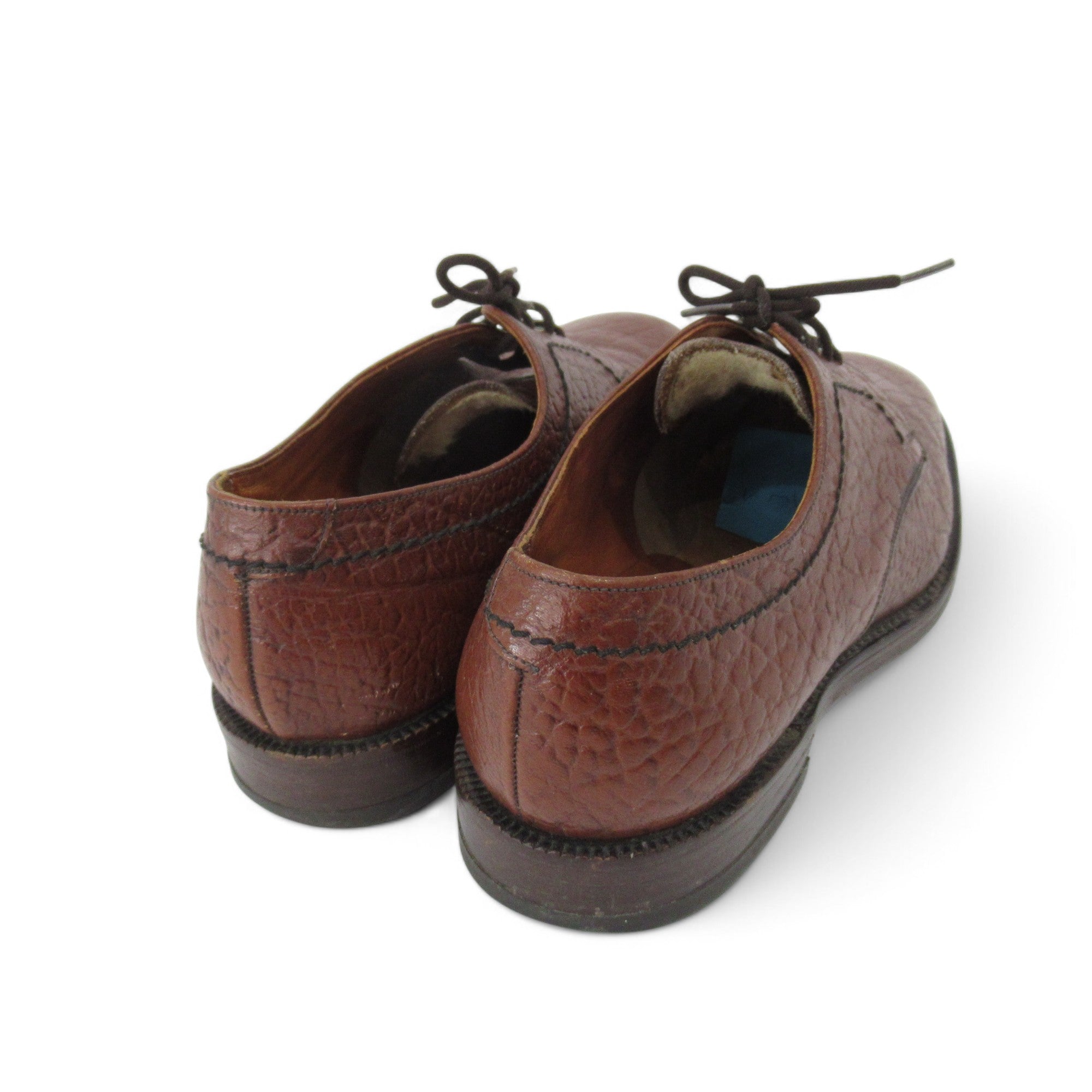 back image for Loake Brogue Leather Shoes UK 8 Brown Menswear | Pre-loved 