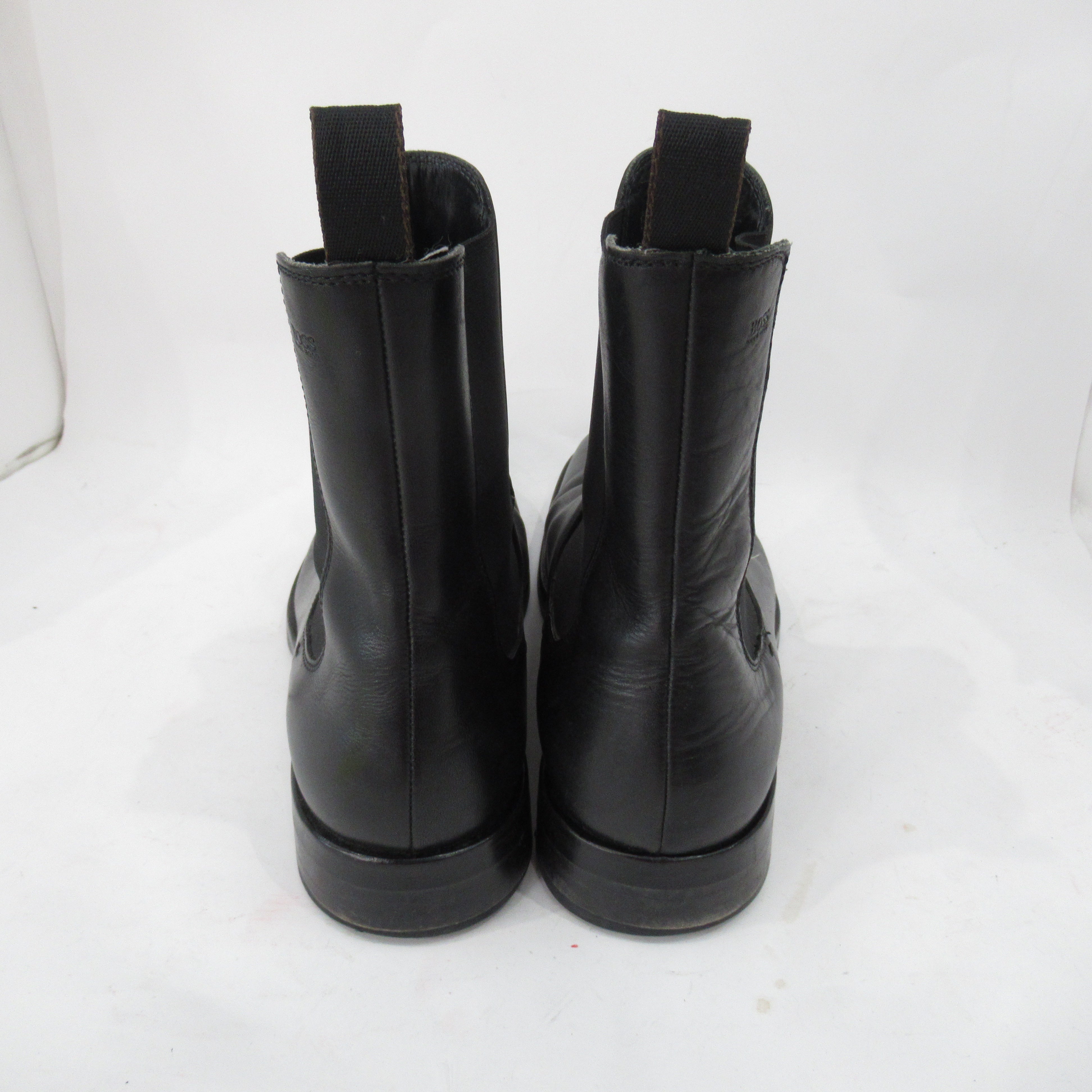 back image for Hugo Boss Chelsea Boots Black Leather UK 10.5 Menswear | Pre-loved