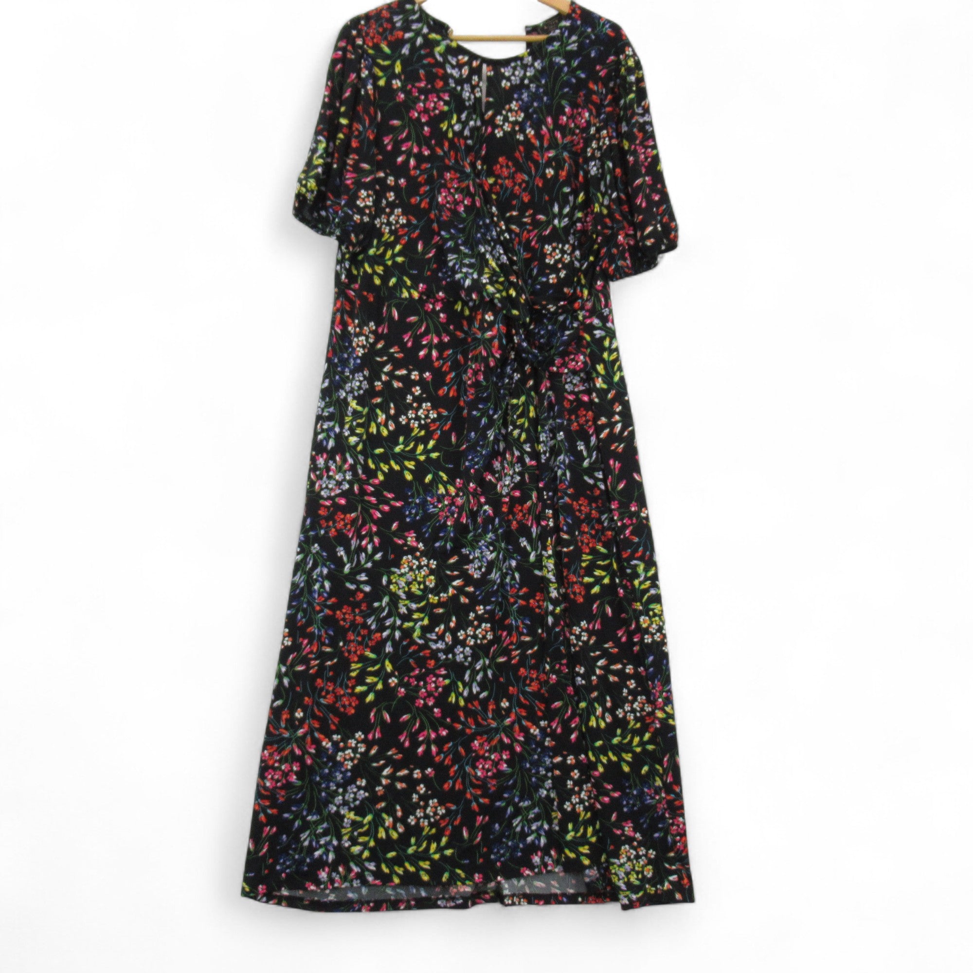 front image for Lipsy London Floral Dress UK 22 Multicoloured Womenswear | Pre-loved