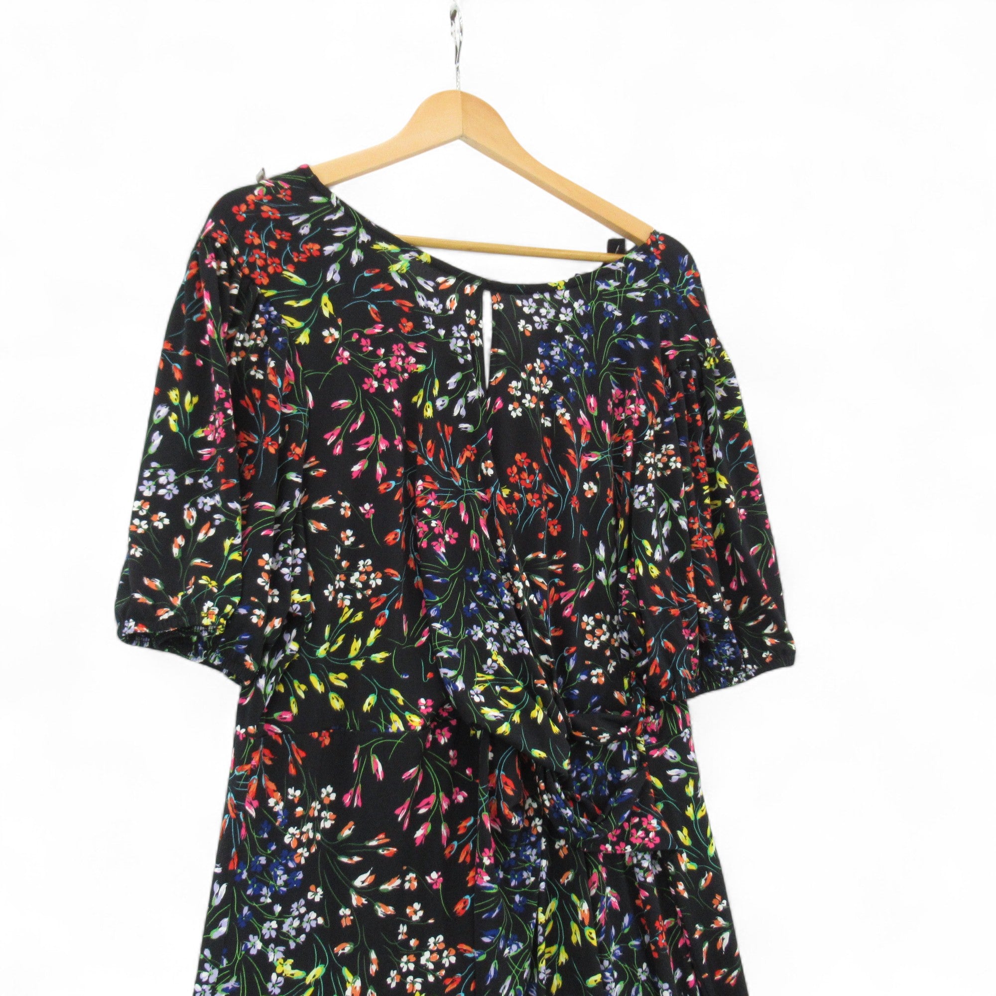back image for Lipsy London Floral Dress UK 22 Multicoloured Womenswear | Pre-loved