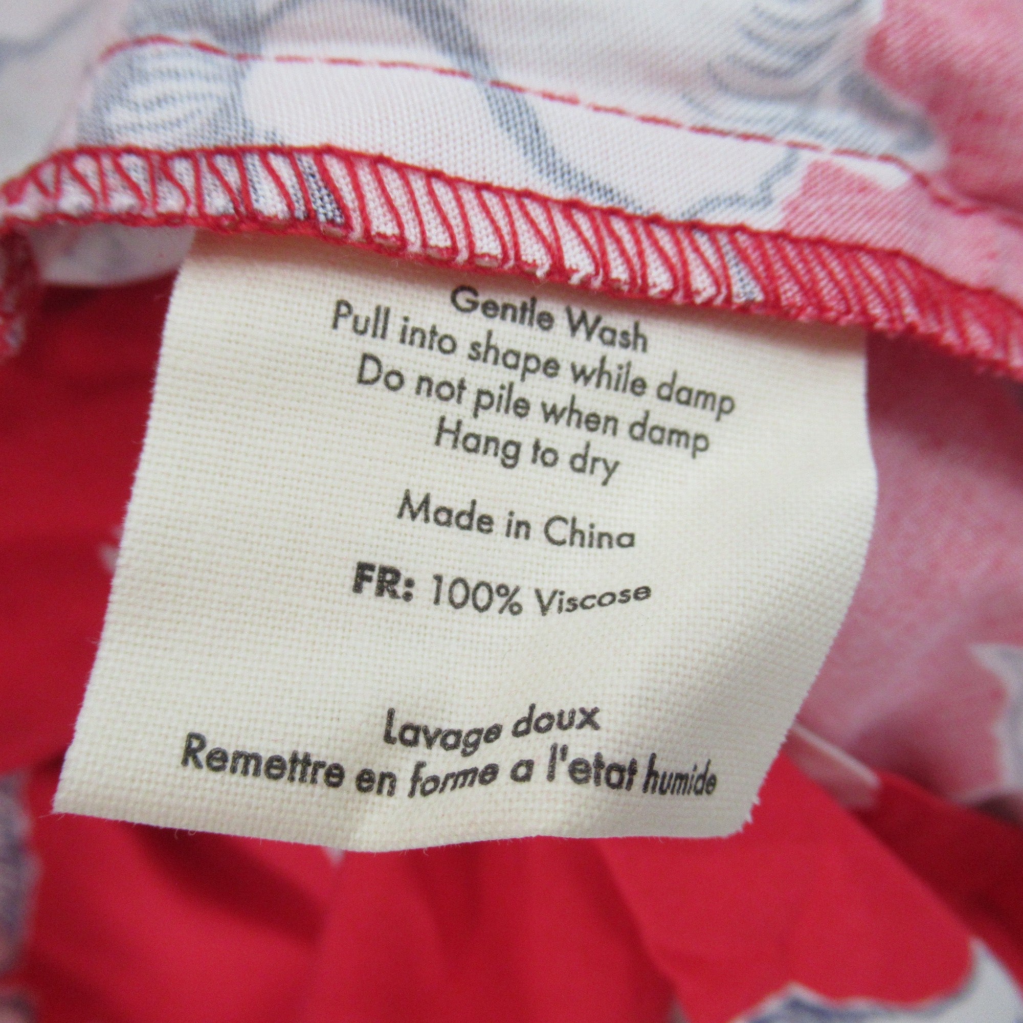 care label image for Horrokses Fashions x Joanie Floral Dress Red UK 22 Womenswear | Pre-loved